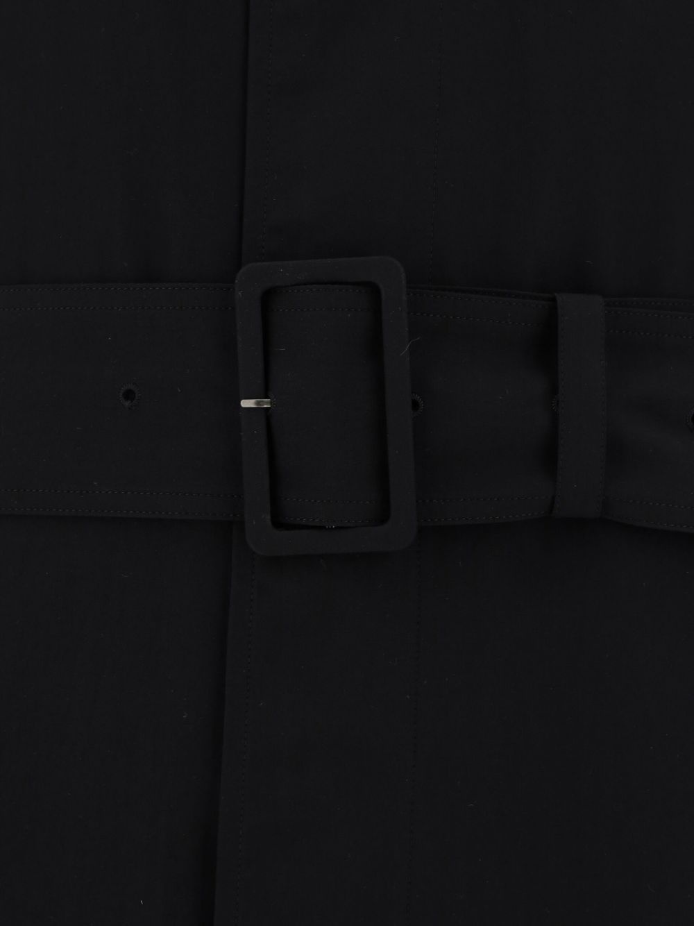 belted maxi trench coat - 3