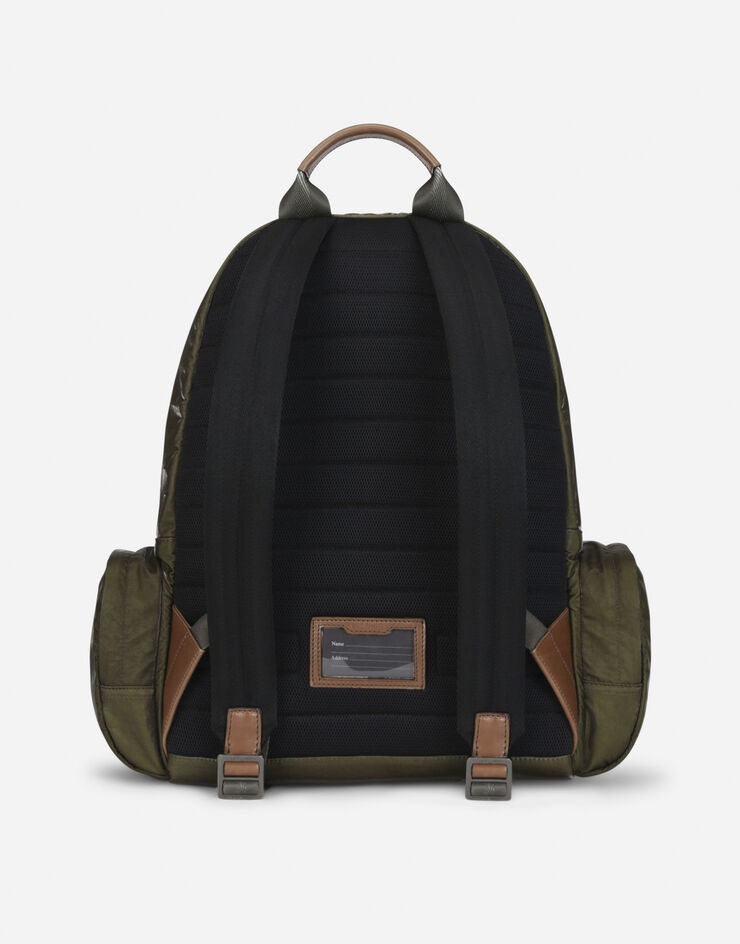 Nero Sicilia dna nylon backpack with branded tag - 4