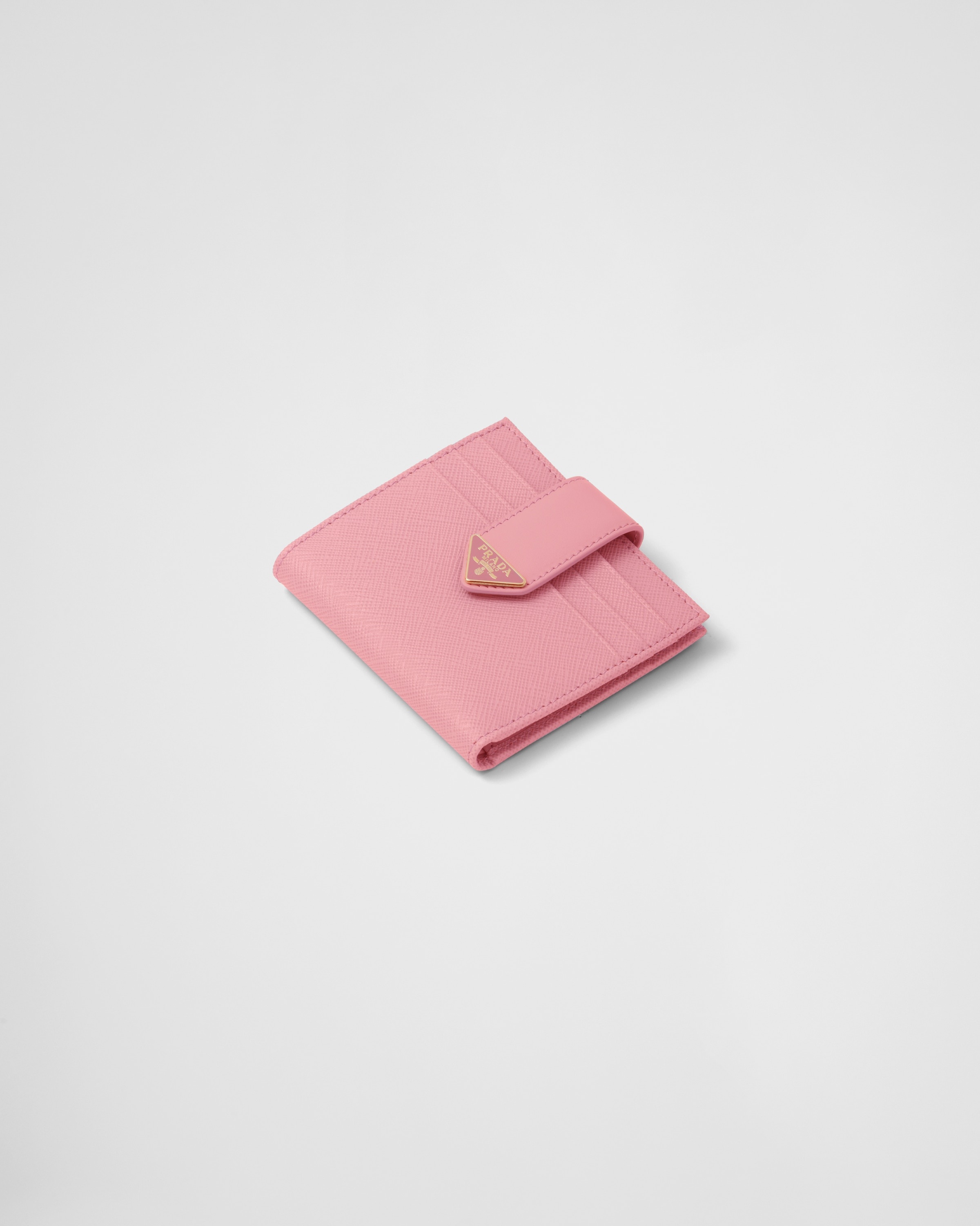 Small Saffiano and smooth leather wallet - 2