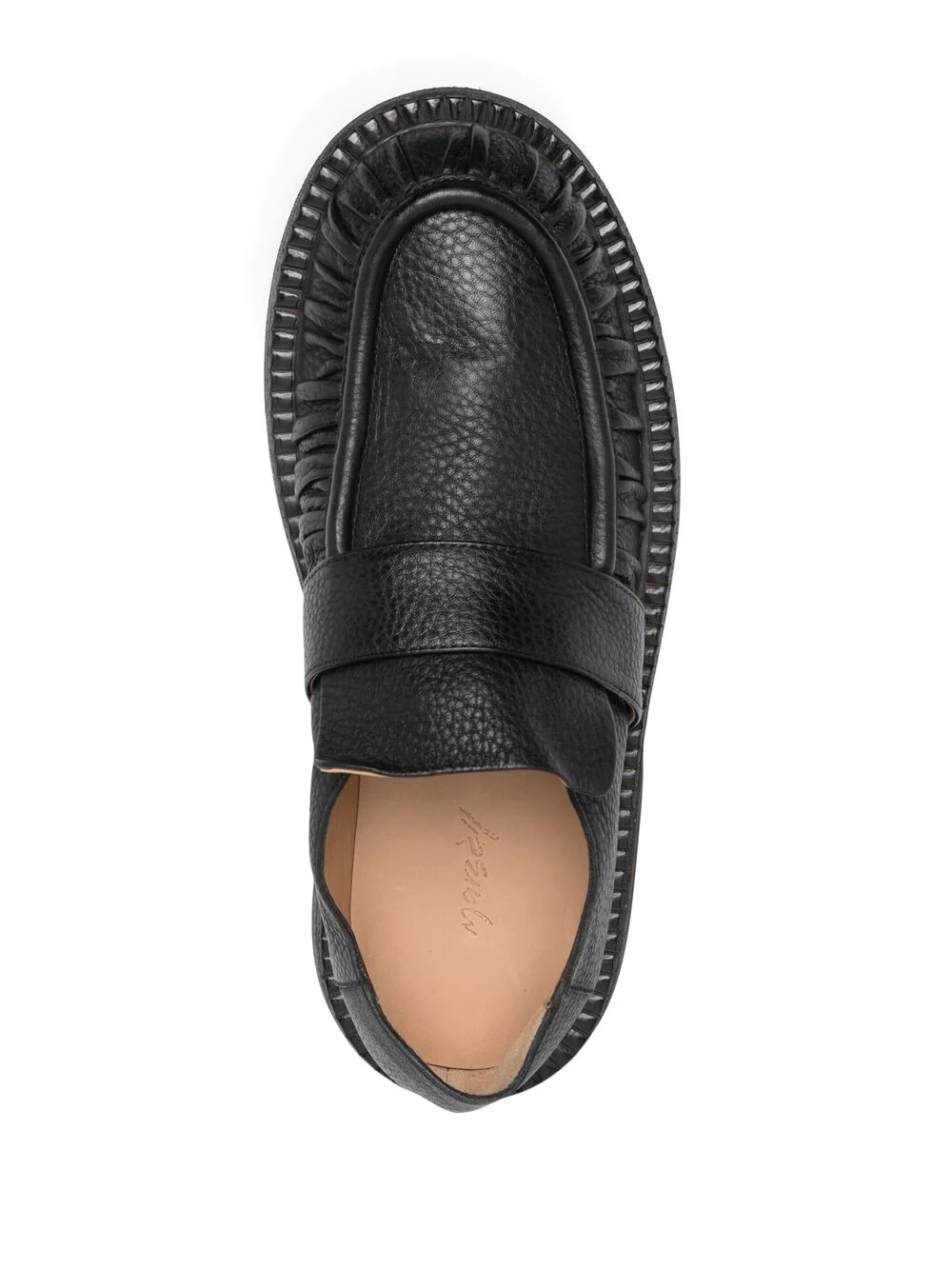 Alluce grained leather loafers - 4