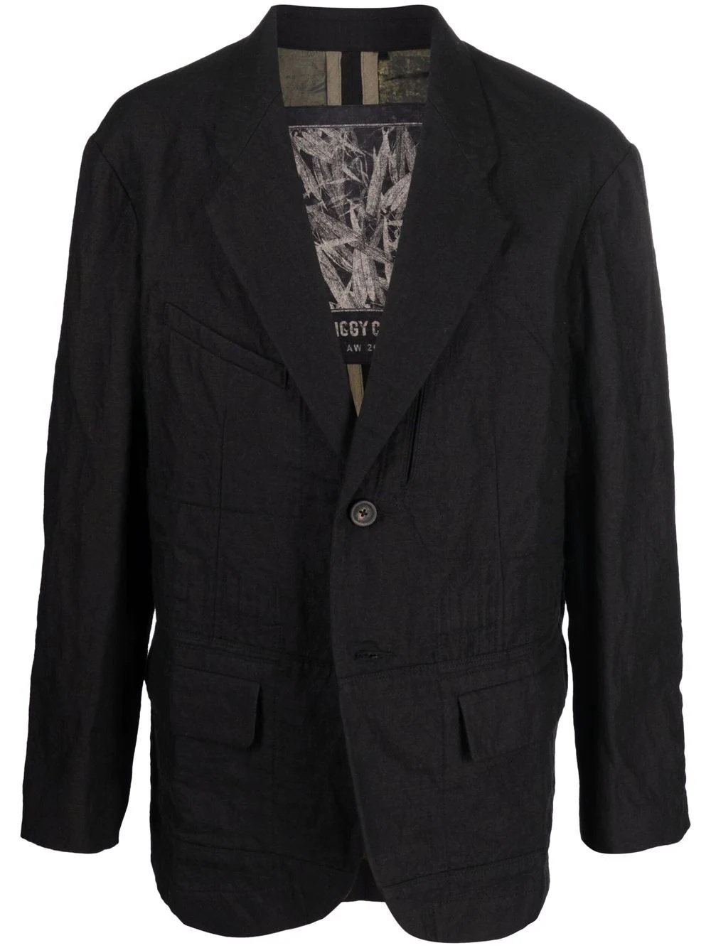 lightweight single-breasted blazer - 1