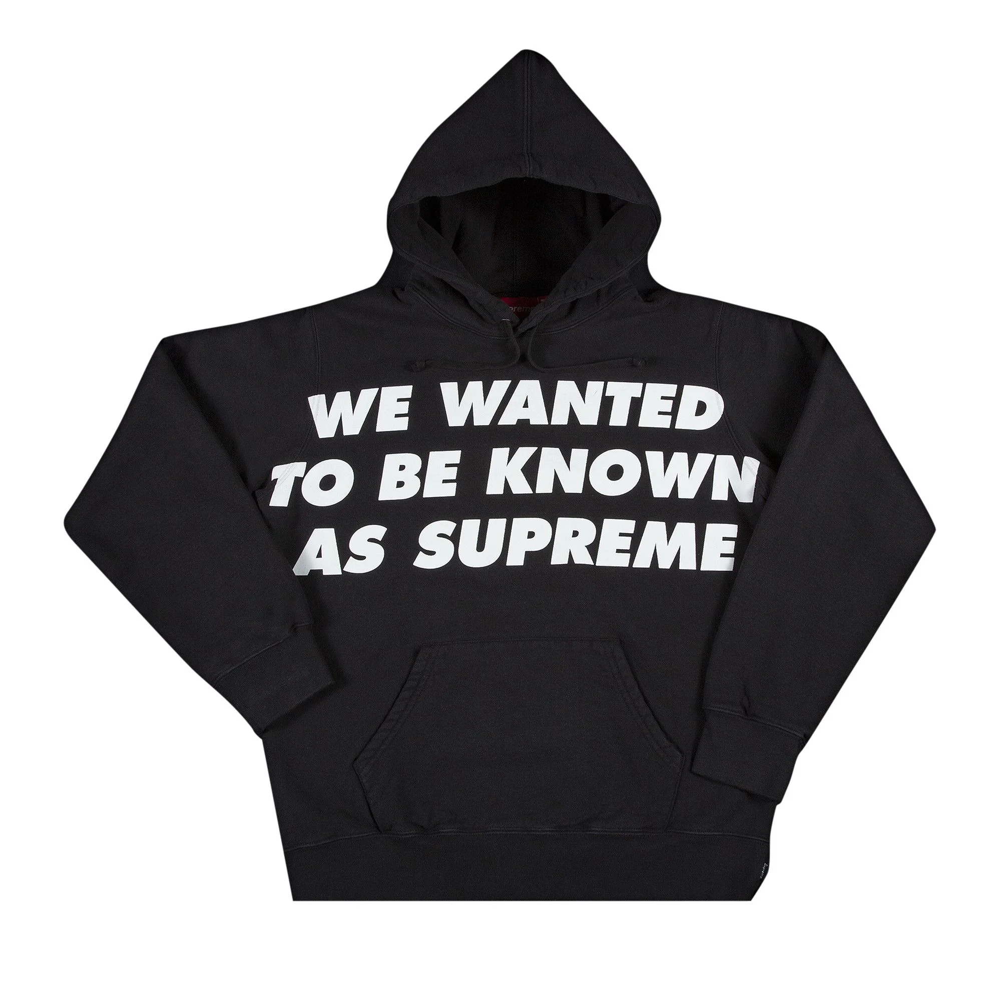 Supreme Known As Hooded Sweatshirt 'Black' - 1