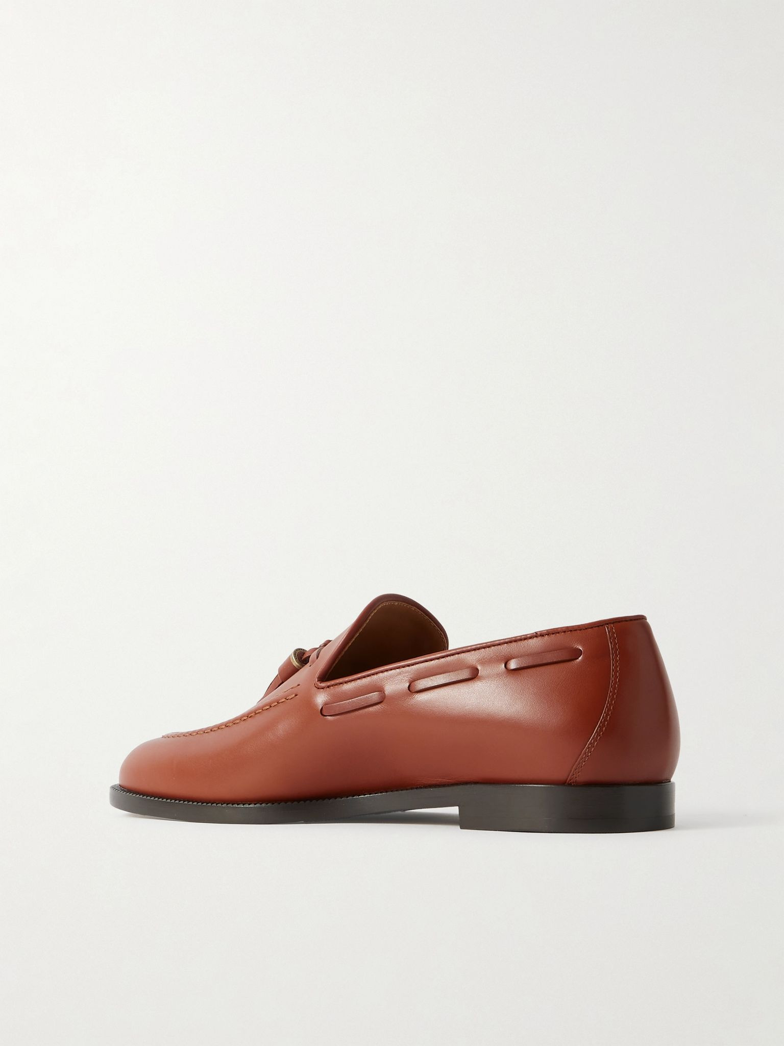 Francis tasseled leather loafers Tan - 3