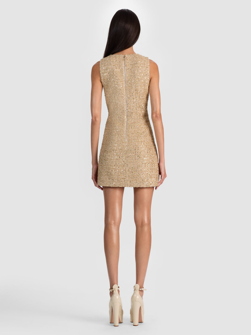 Alice + Olivia CADE EMBELLISHED TWEED MINI DRESS outlook