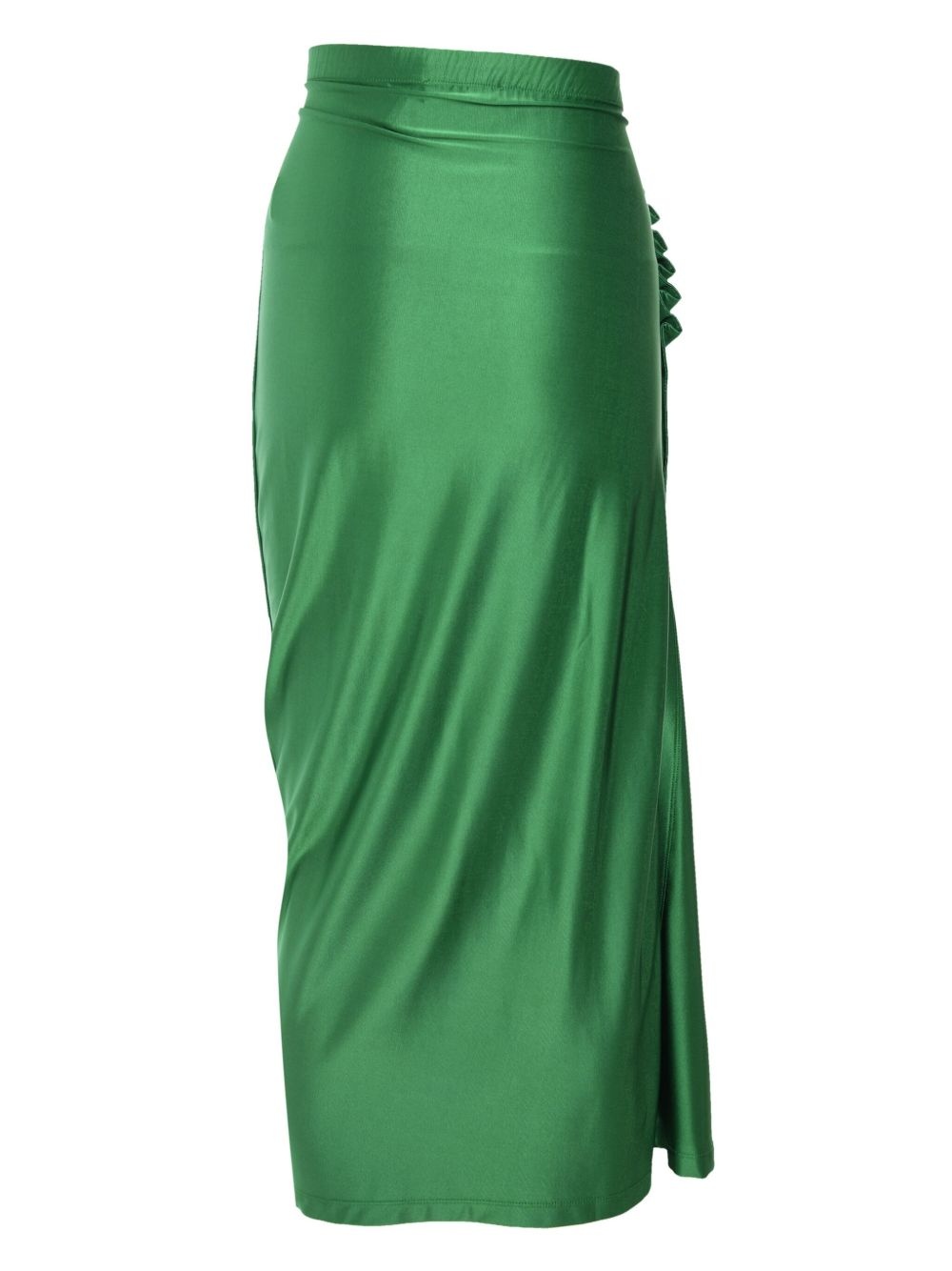 draped-detail skirt - 2
