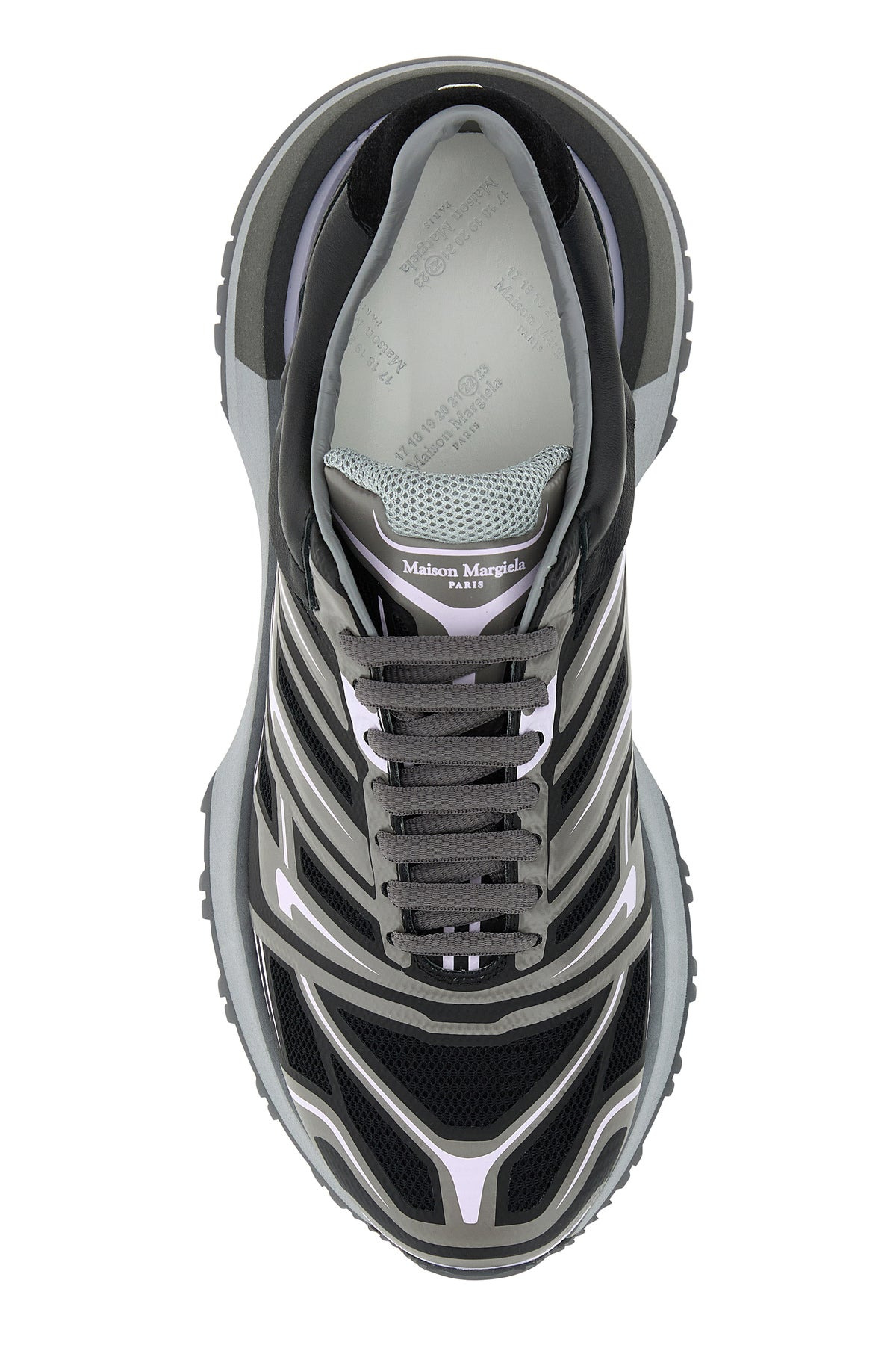 Multicolor mesh and rubber 50-50 sneakers - 4