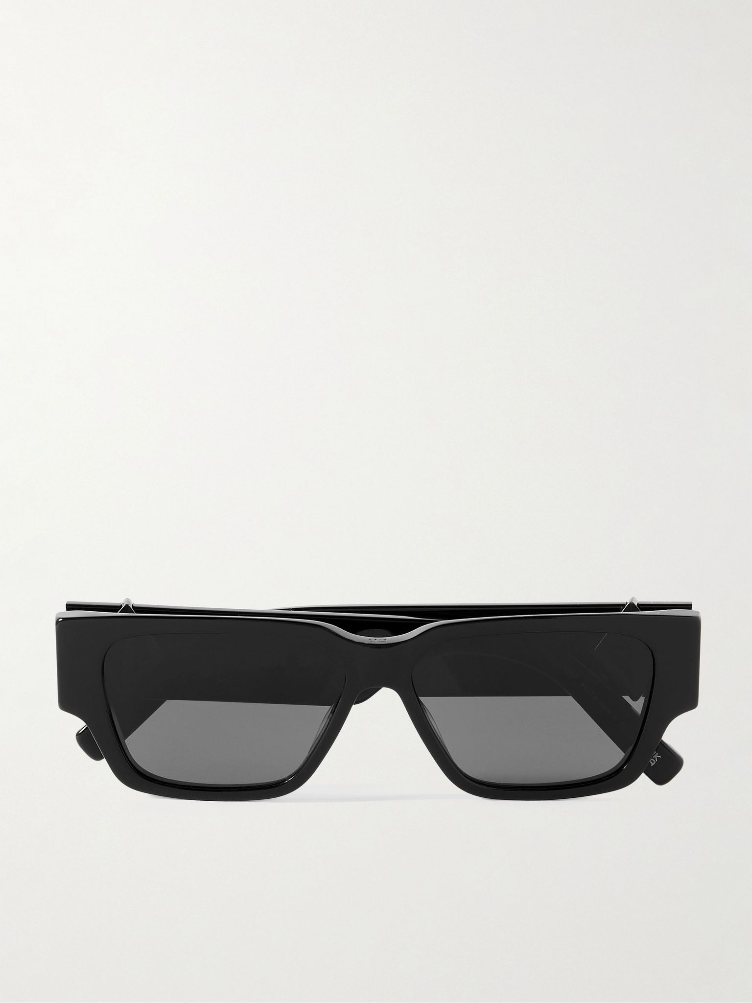 CD Diamond S5I Square-Frame Acetate and Malachite Sunglasses Black - 1