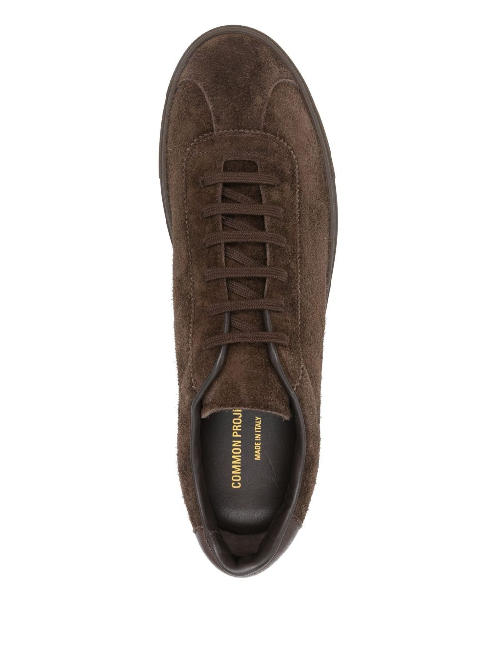 suede leather sneakers - 4