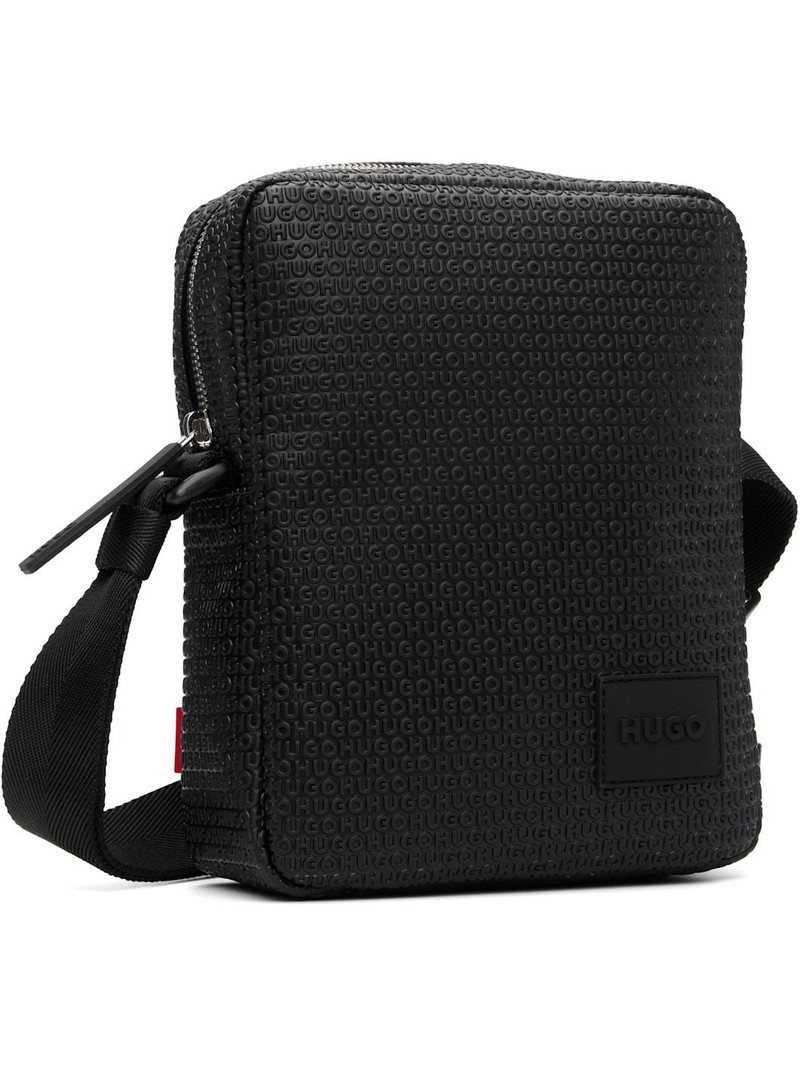 HUGO Black Embossed-Logo Bag outlook
