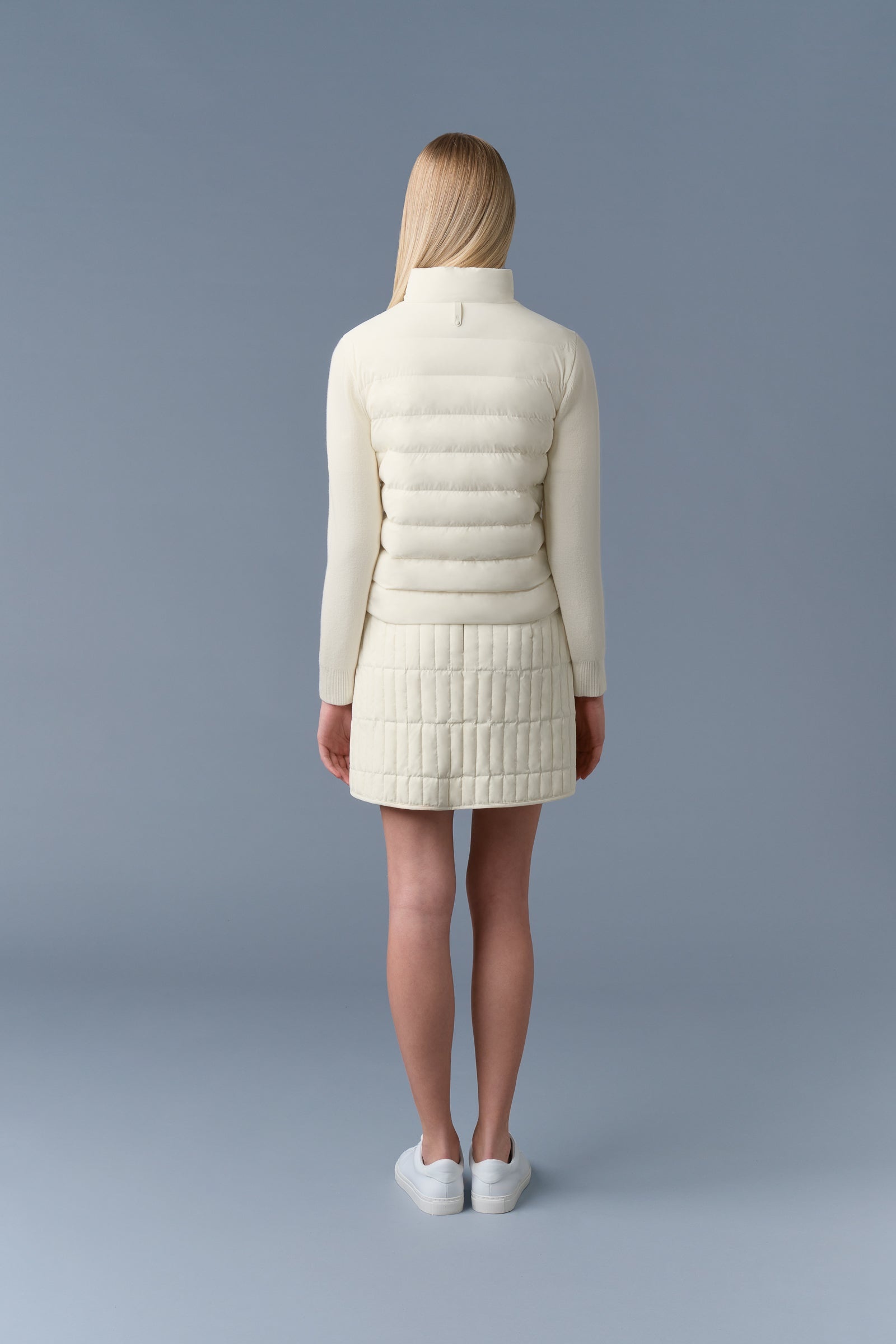 OCEANE-CITY Light down mixed-media jacket - 4