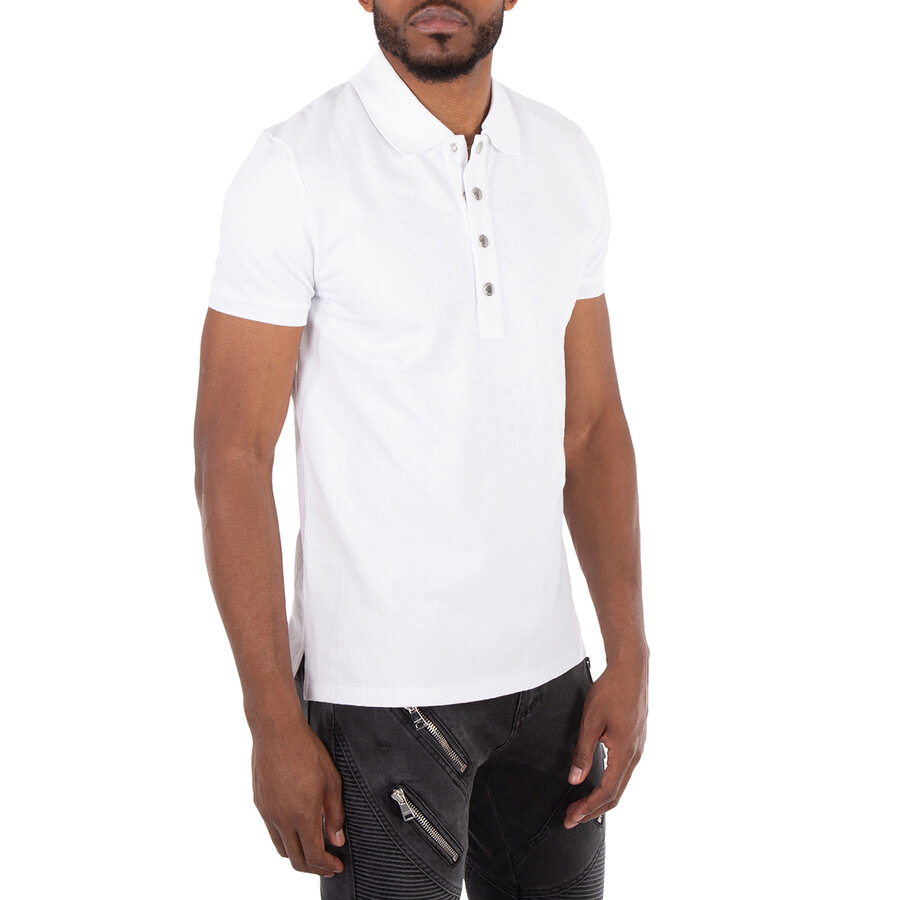 Balmain Cotton-Blend Polo Shirt - 2