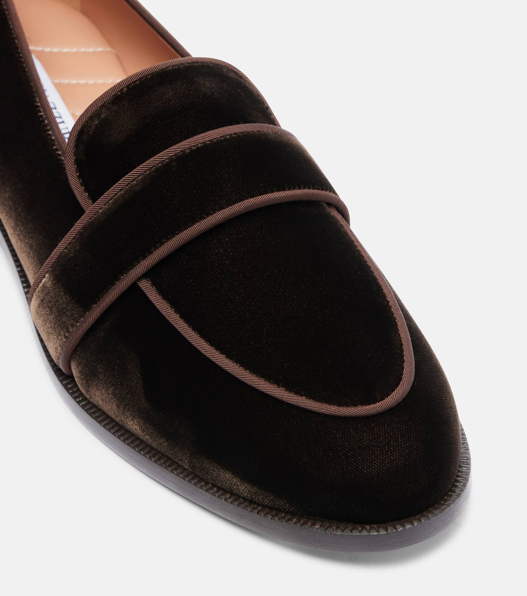 Martin velvet loafers - 5