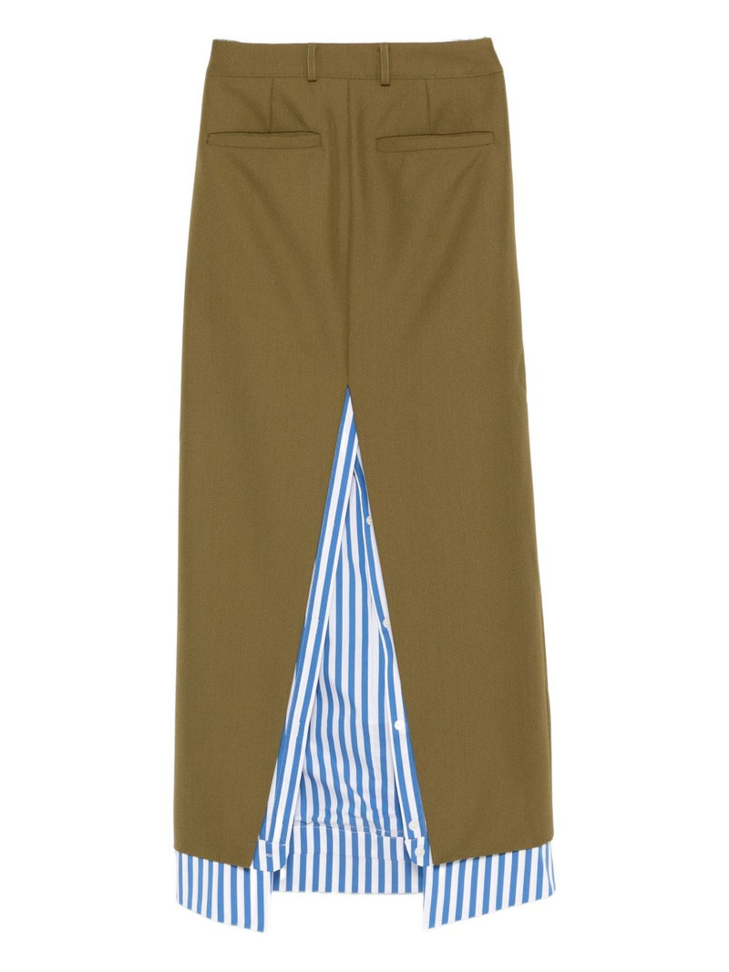 Nire striped panel skirt 1