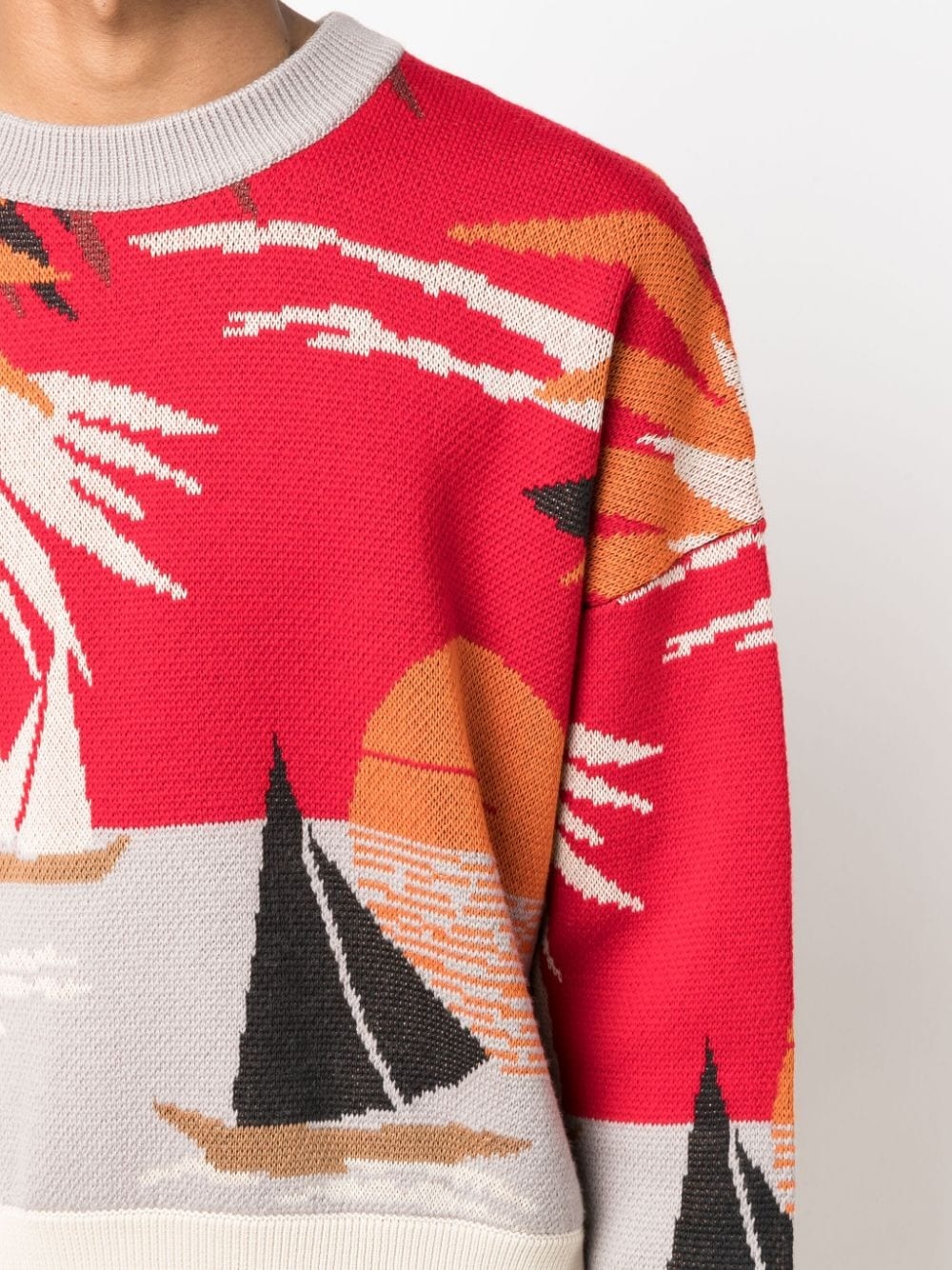 Hawaii intarsia-knit jumper - 5