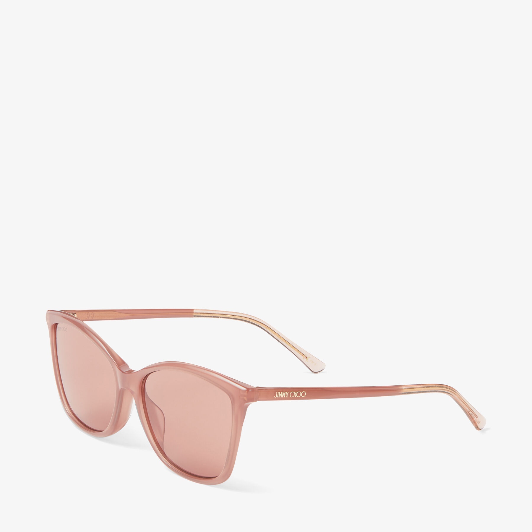 Ba
Opal Nude Square-Frame Sunglasses with Glitter Tips - 3