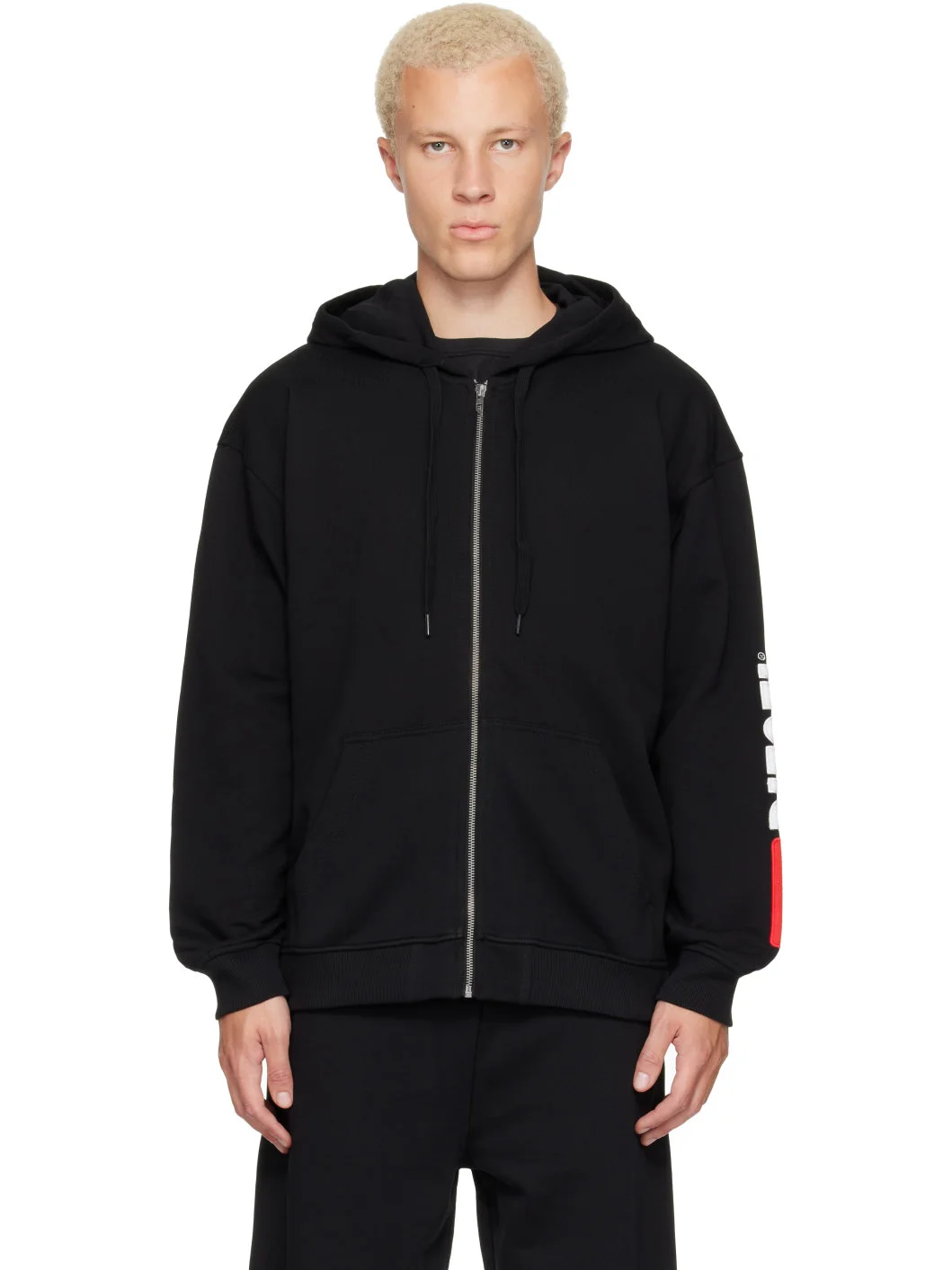 Black S-Boxt Zip Hoodie - 1
