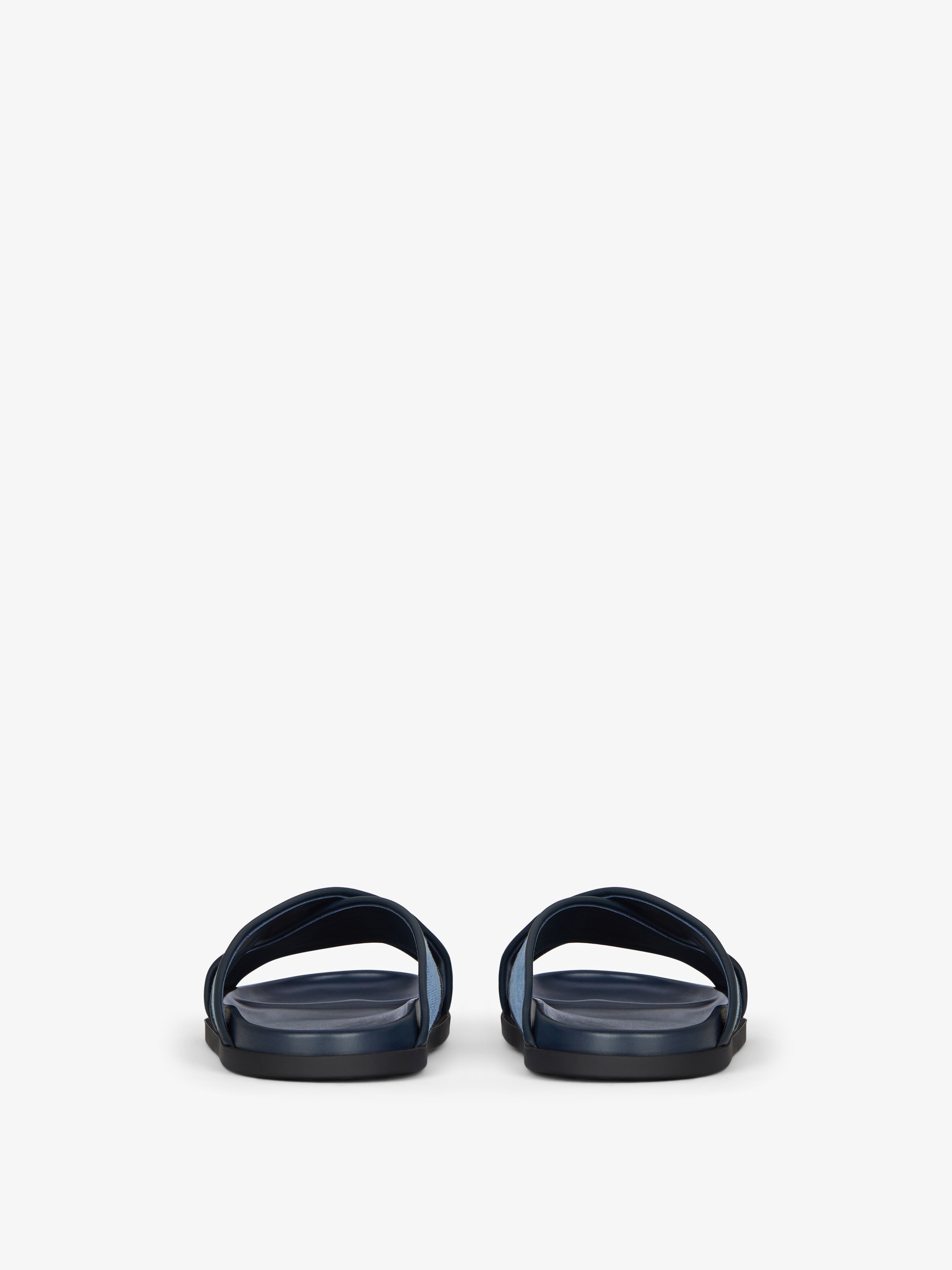 G PLAGE FLAT SANDALS IN DENIM - 7