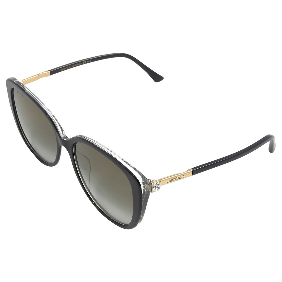 Jimmy Choo Grey Gradient Cat Eye Ladies Sunglasses ALY/F/S 0AE2/FQ 57 - 5