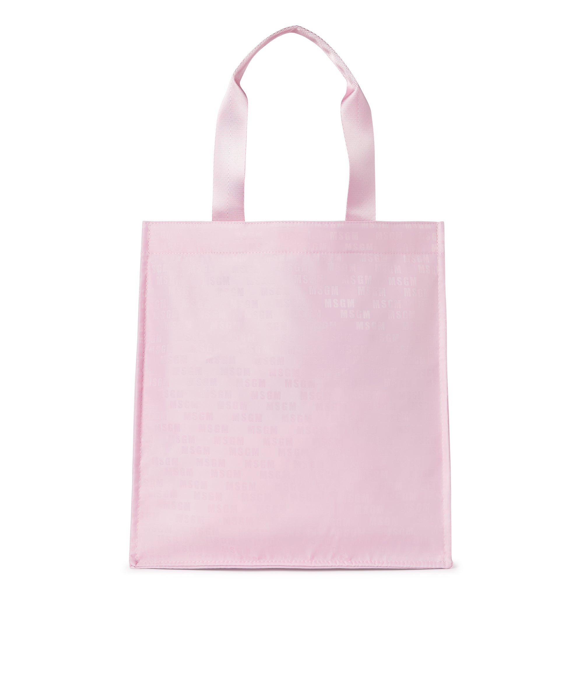 "Signature Iconic Nylon" shopping bag with all-over print - 1