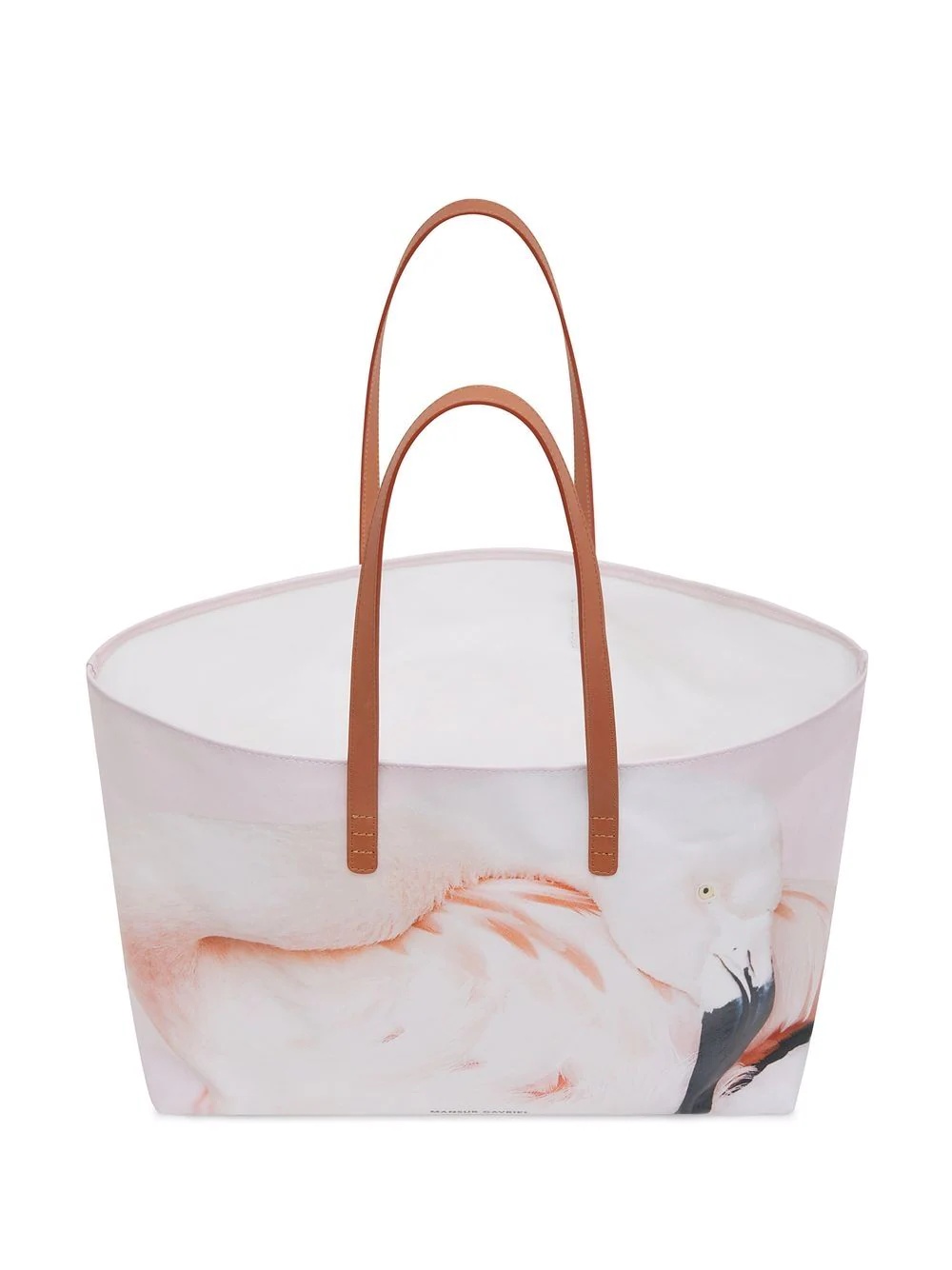 flamingo-print tote bag - 4