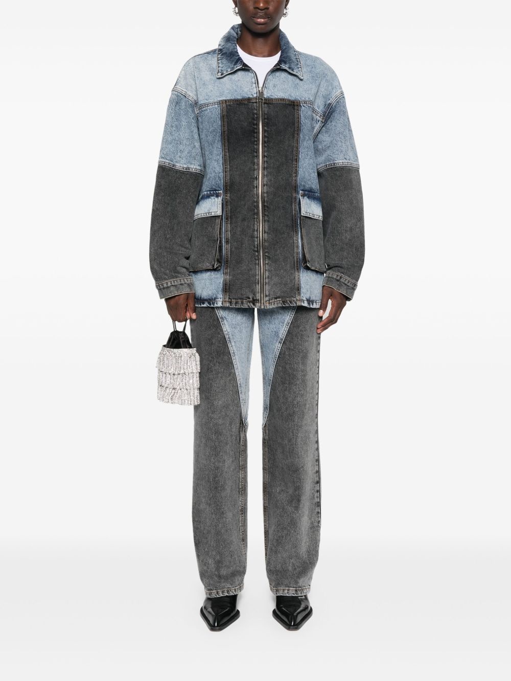 patchwork jacket - 2