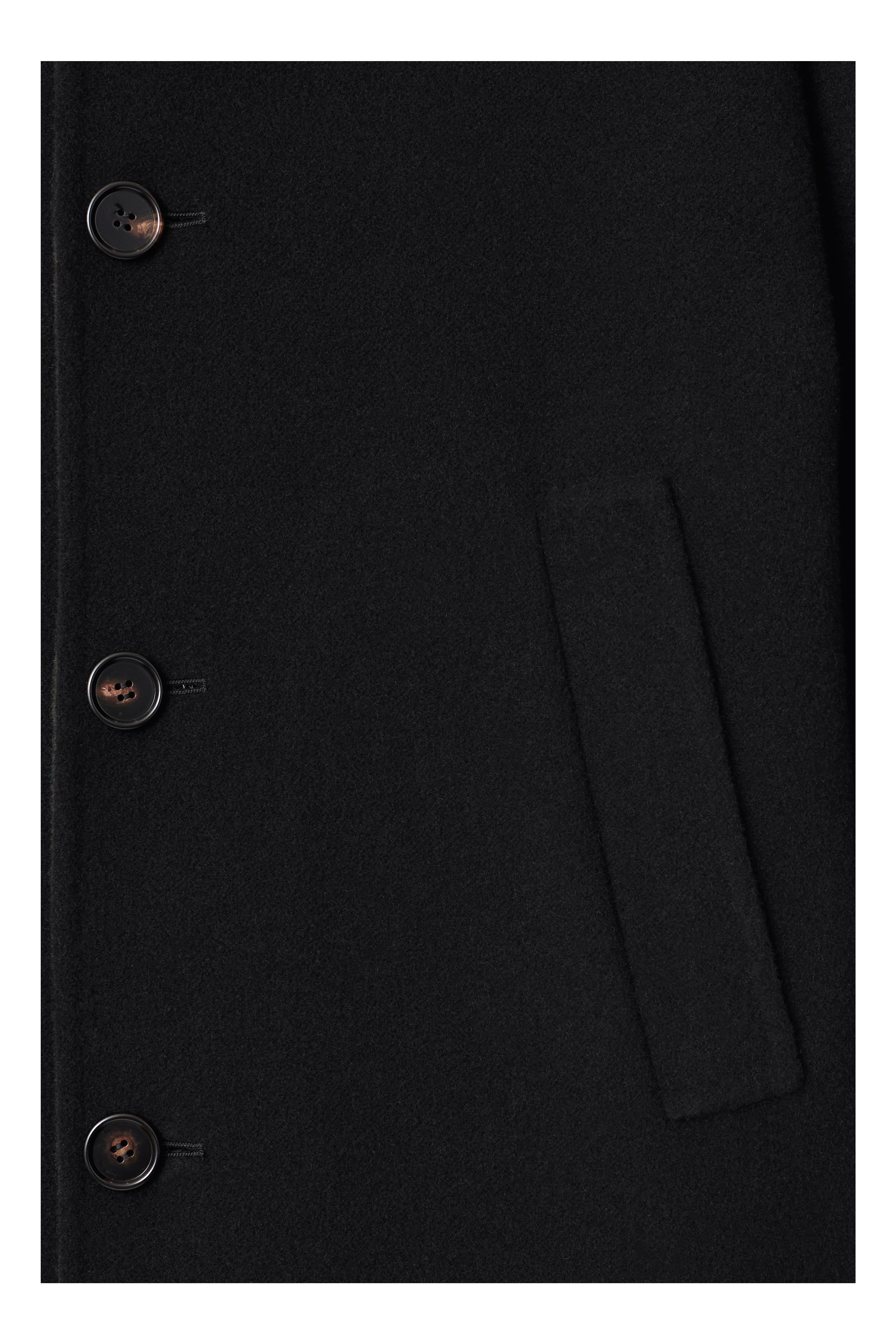 burberry Mid-length Wool Car Coat in Black/snug at Nordstrom - 6