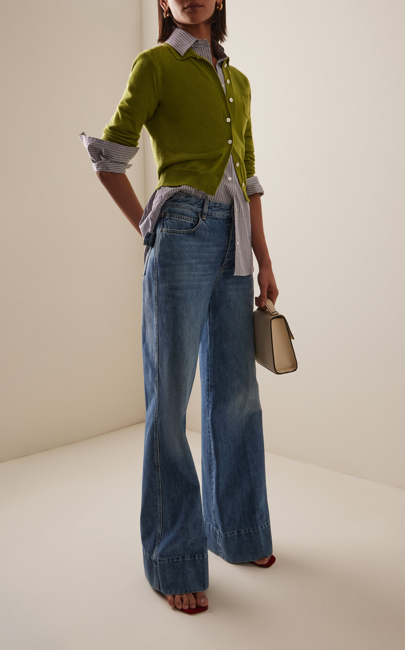 AMIYA Cardiganino Cashmere Cardigan green outlook