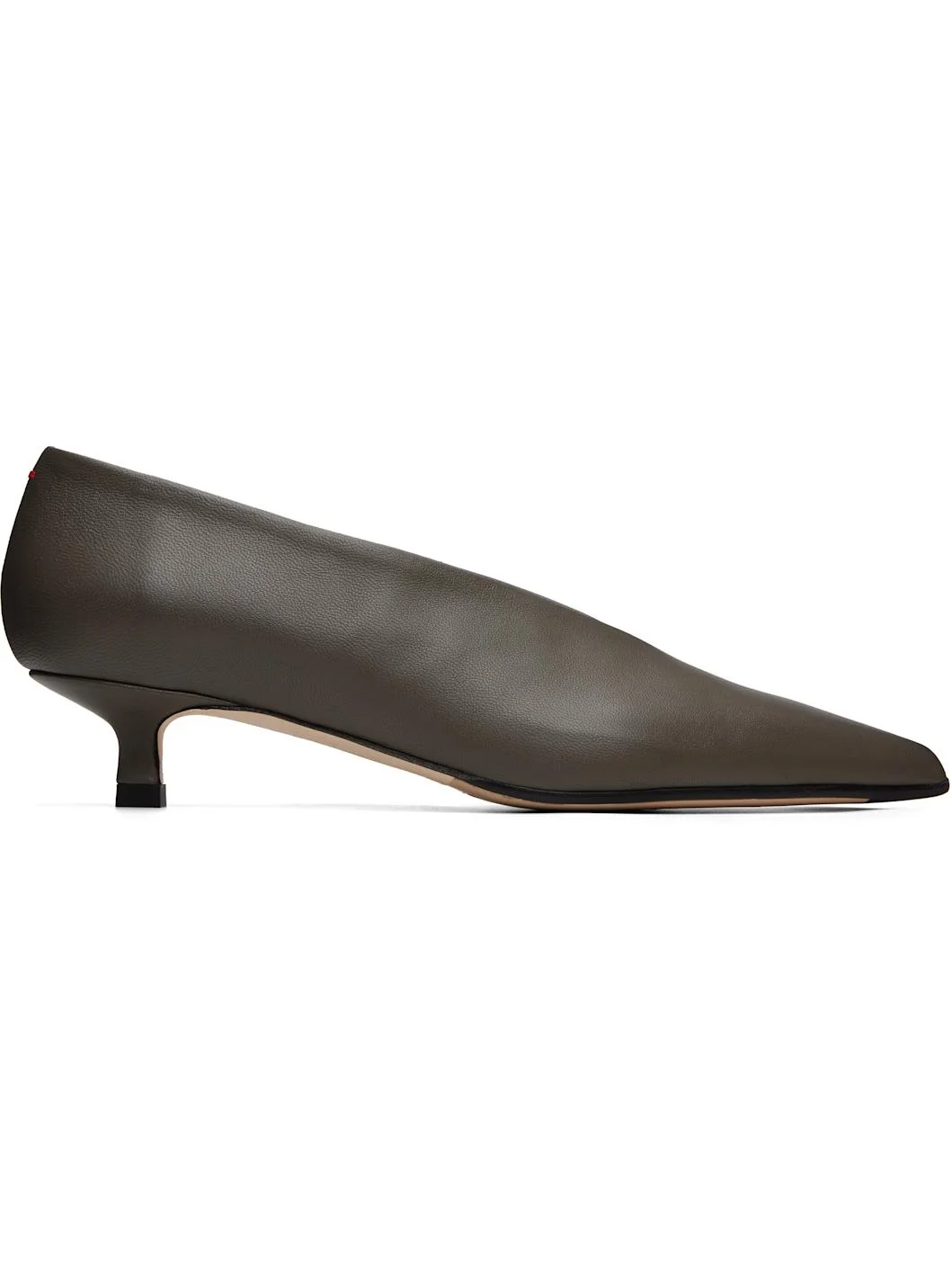 Taupe Clara Pointed-Toe Heels - 1