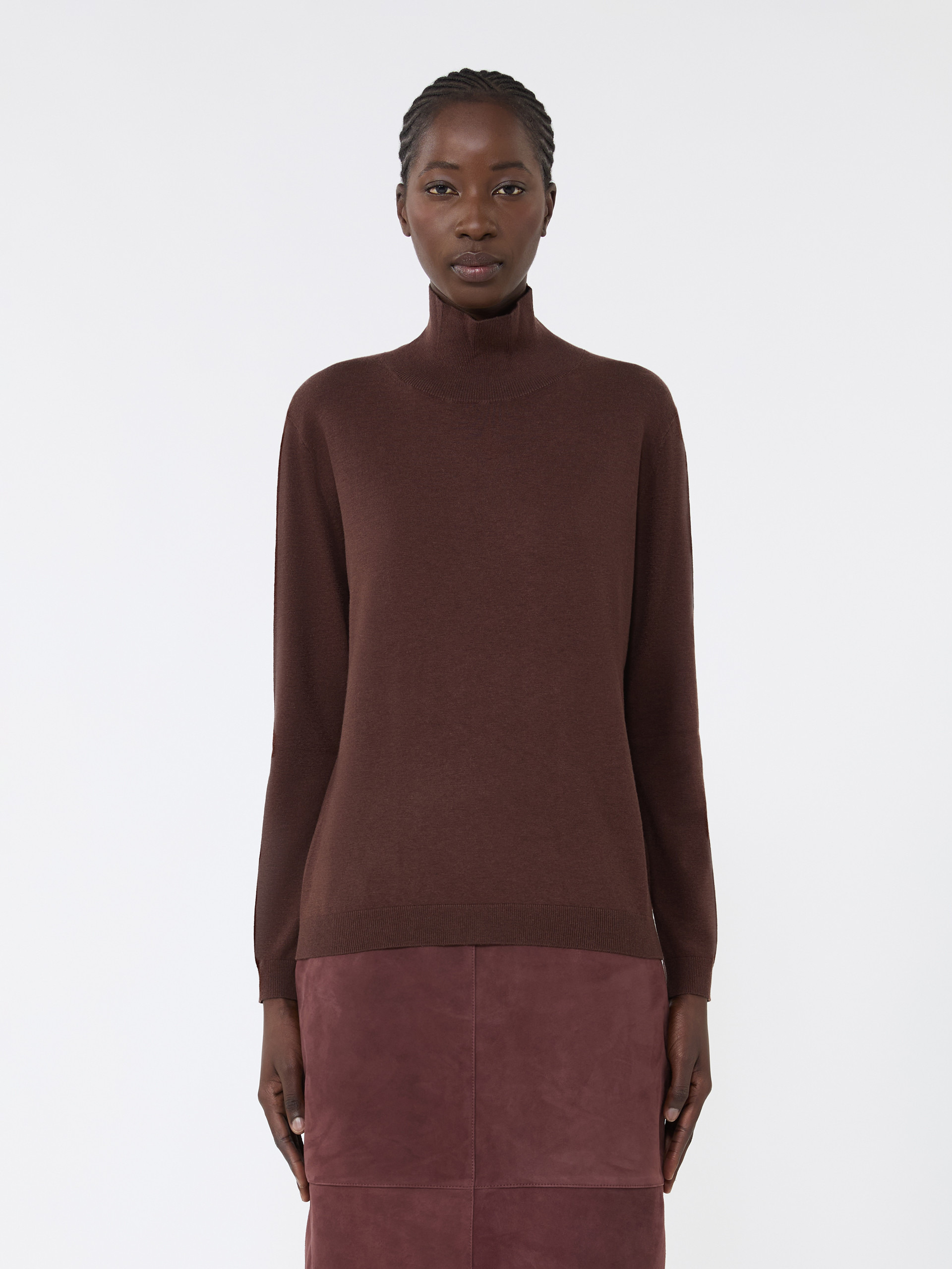KIKU Wool and silk knit turtleneck - 3