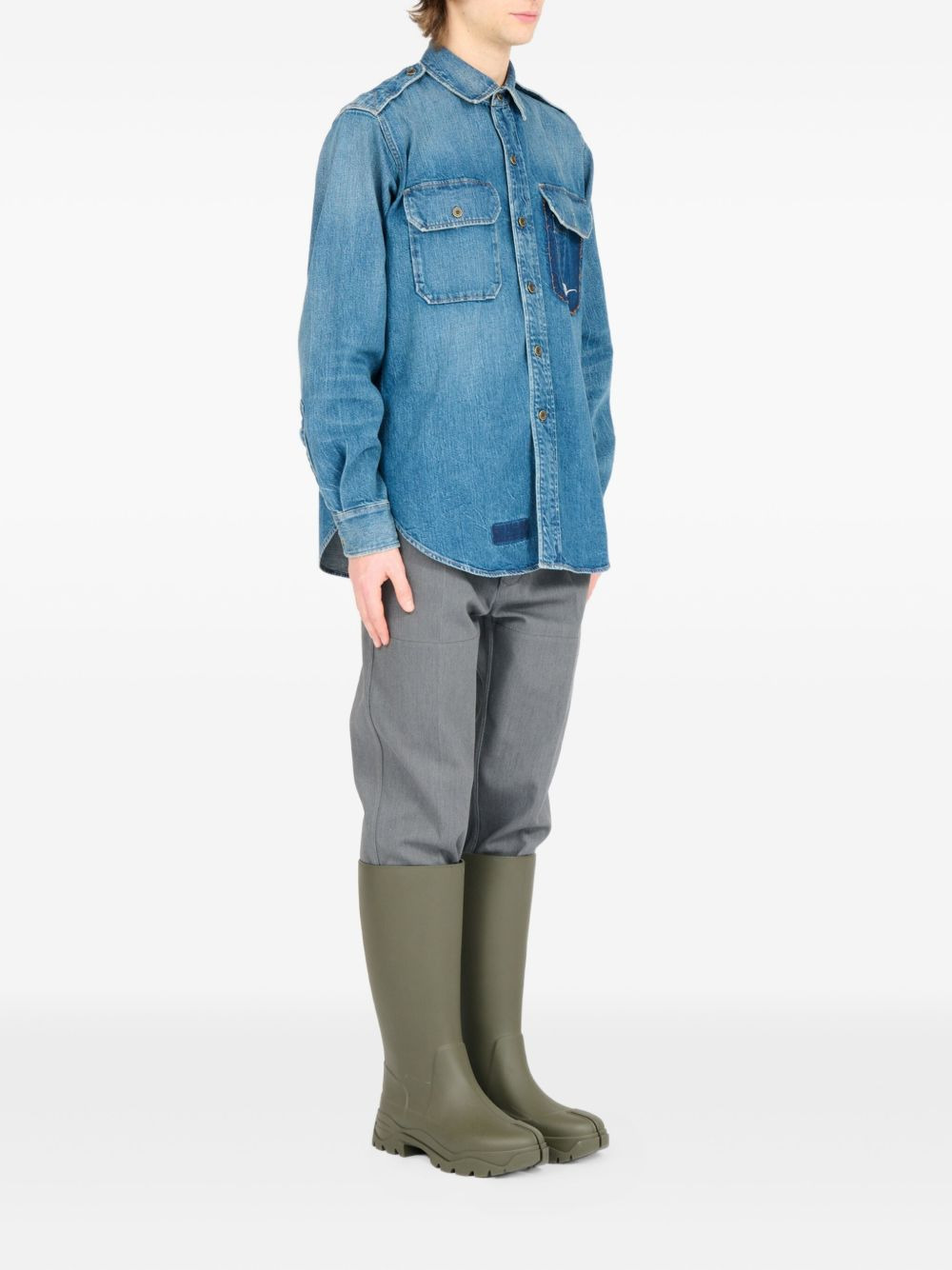 Maison Margiela Shirts Clear Blue - 3