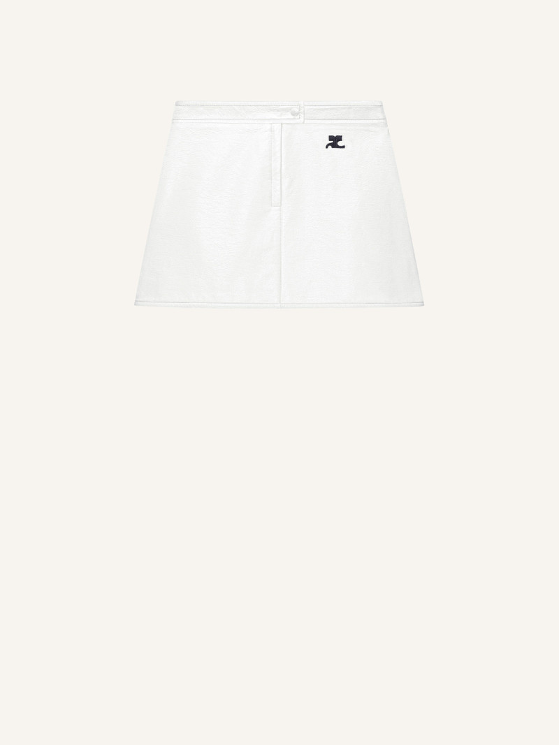 REEDITION VINYL MINI SKIRT 1