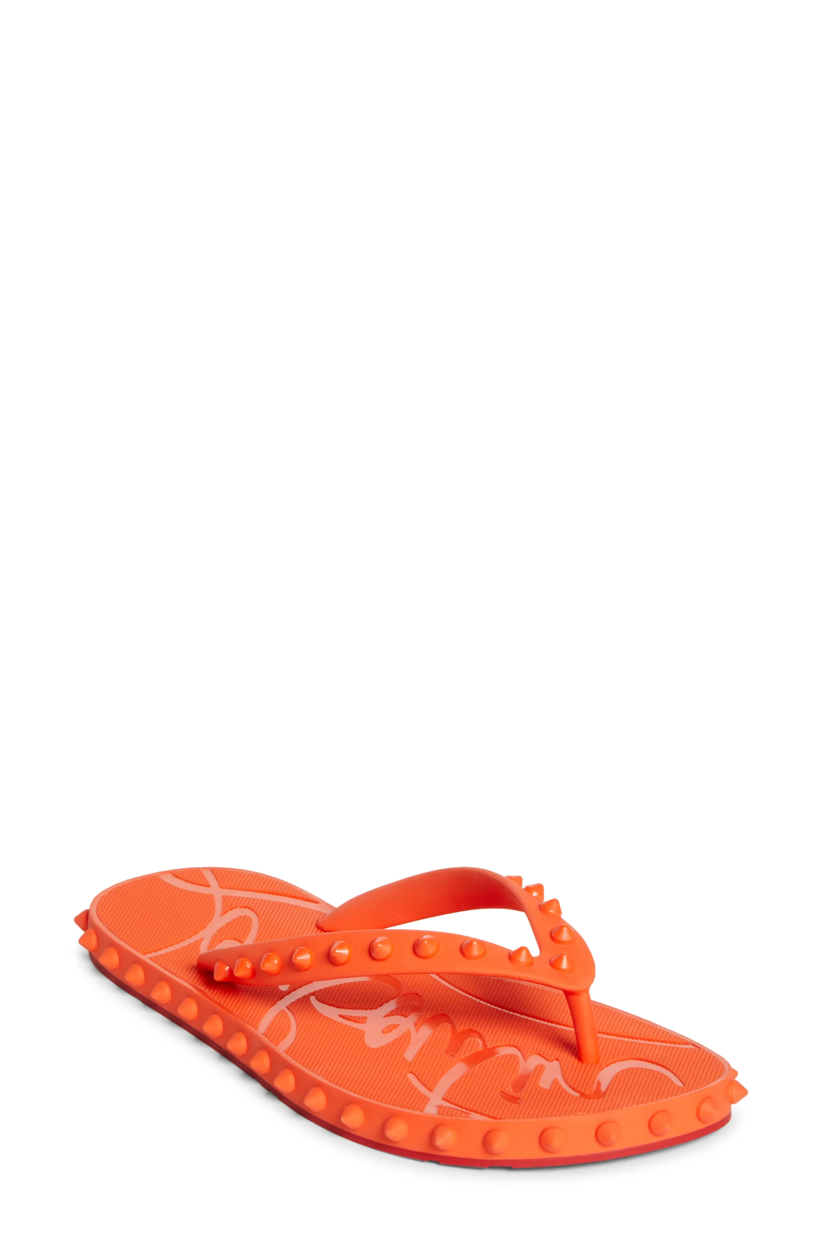 Christian Louboutin Super Loubi Flip Flop in Caruzo at Nordstrom - 1