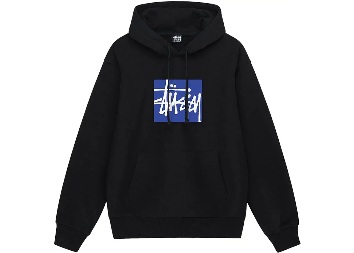 Stussy Stock Box Hoodie Black - 1