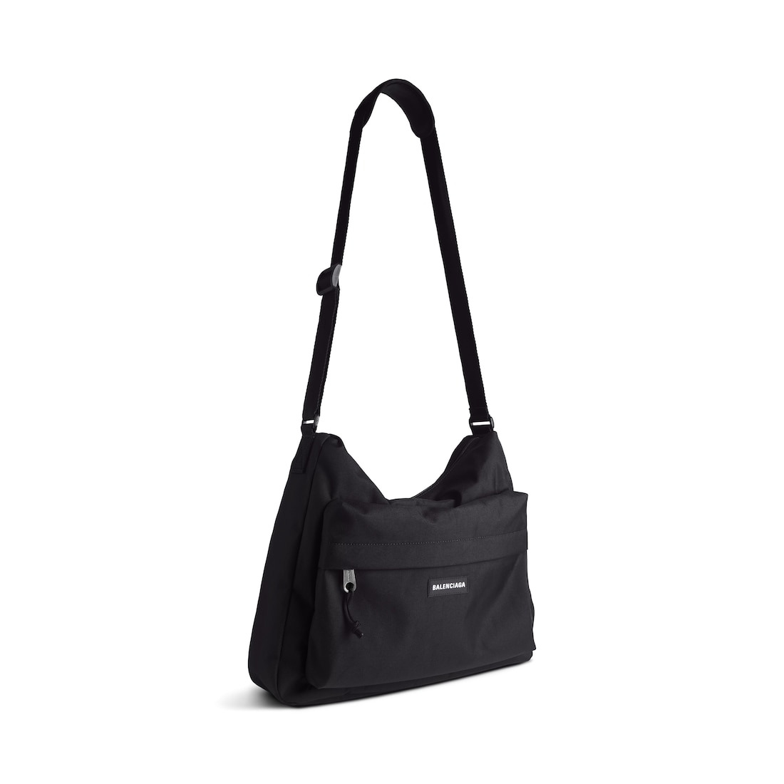 Men's Explorer Hobo Messenger Bag in Black - 2
