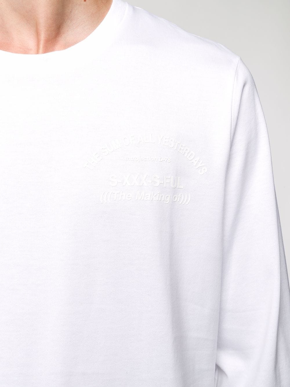 long sleeve logo T-shirt - 5