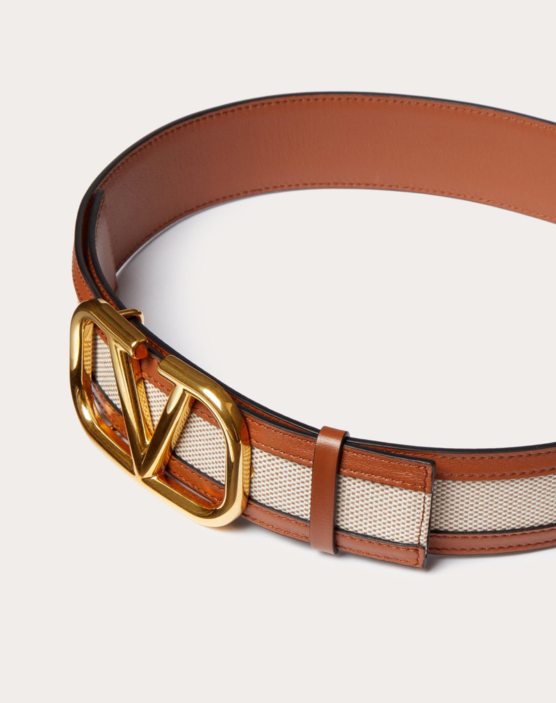 VLOGO SIGNATURE CANVAS BELT 40MM 4