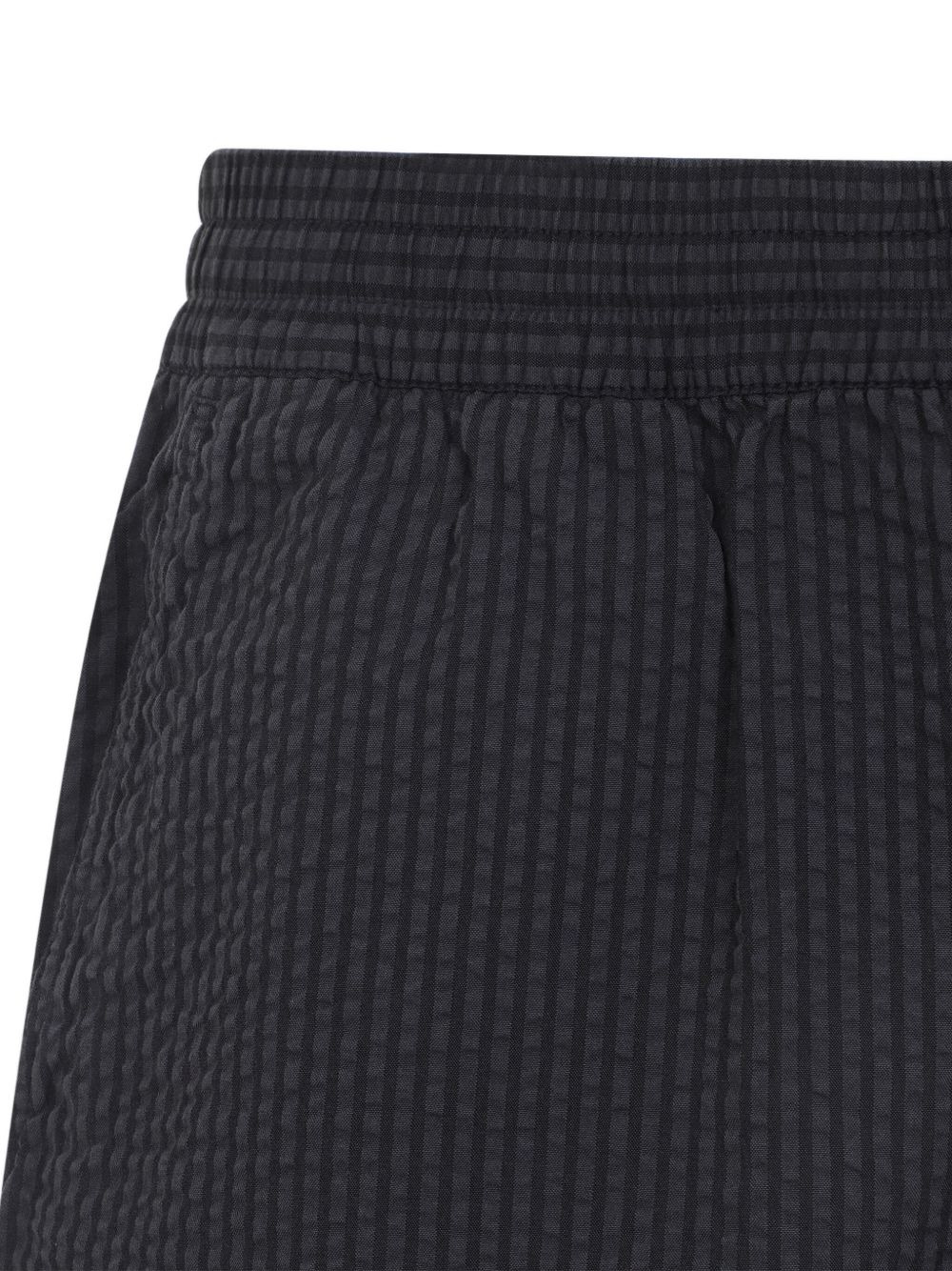 textured elastic-waist shorts - 3