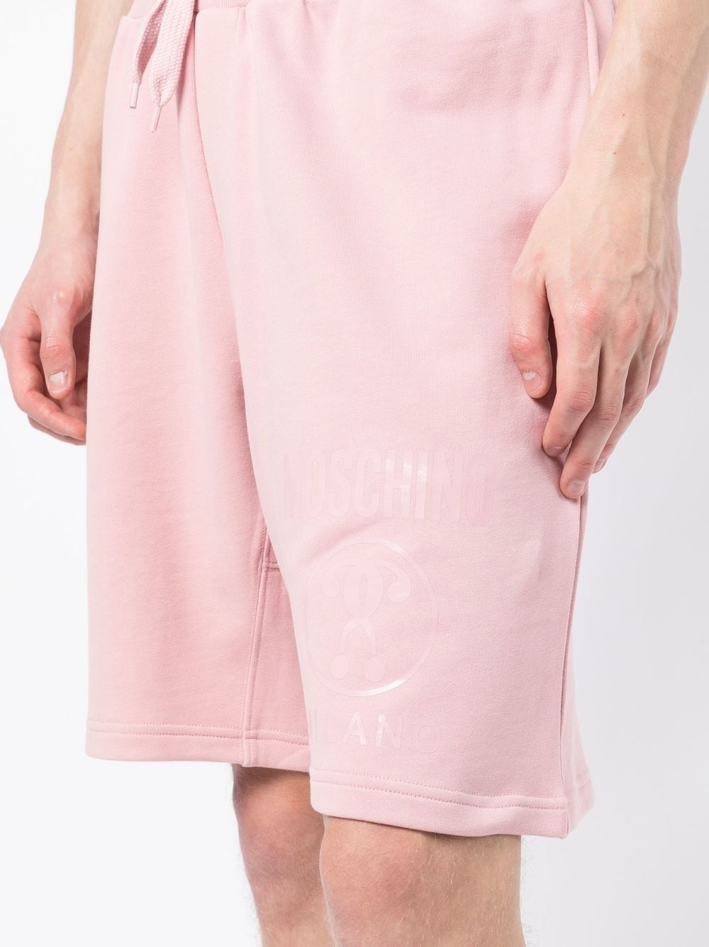 tonal-logo track shorts - 5