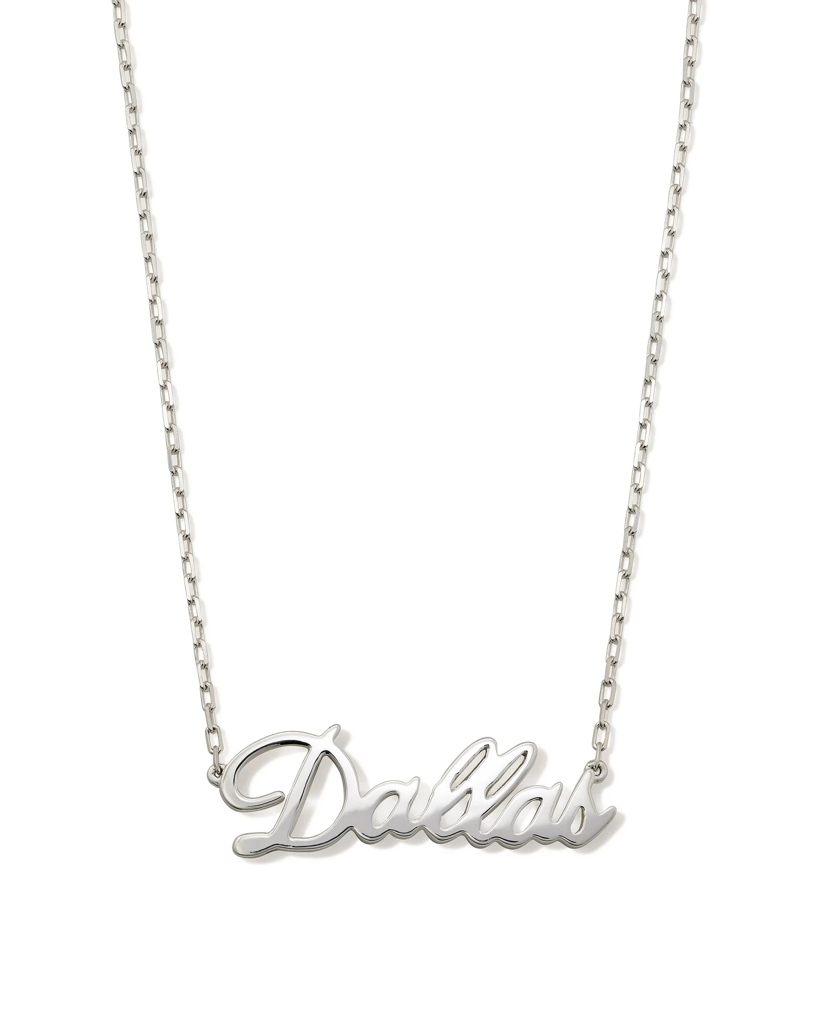 Dallas Pendant Necklace in Sterling Silver - 1