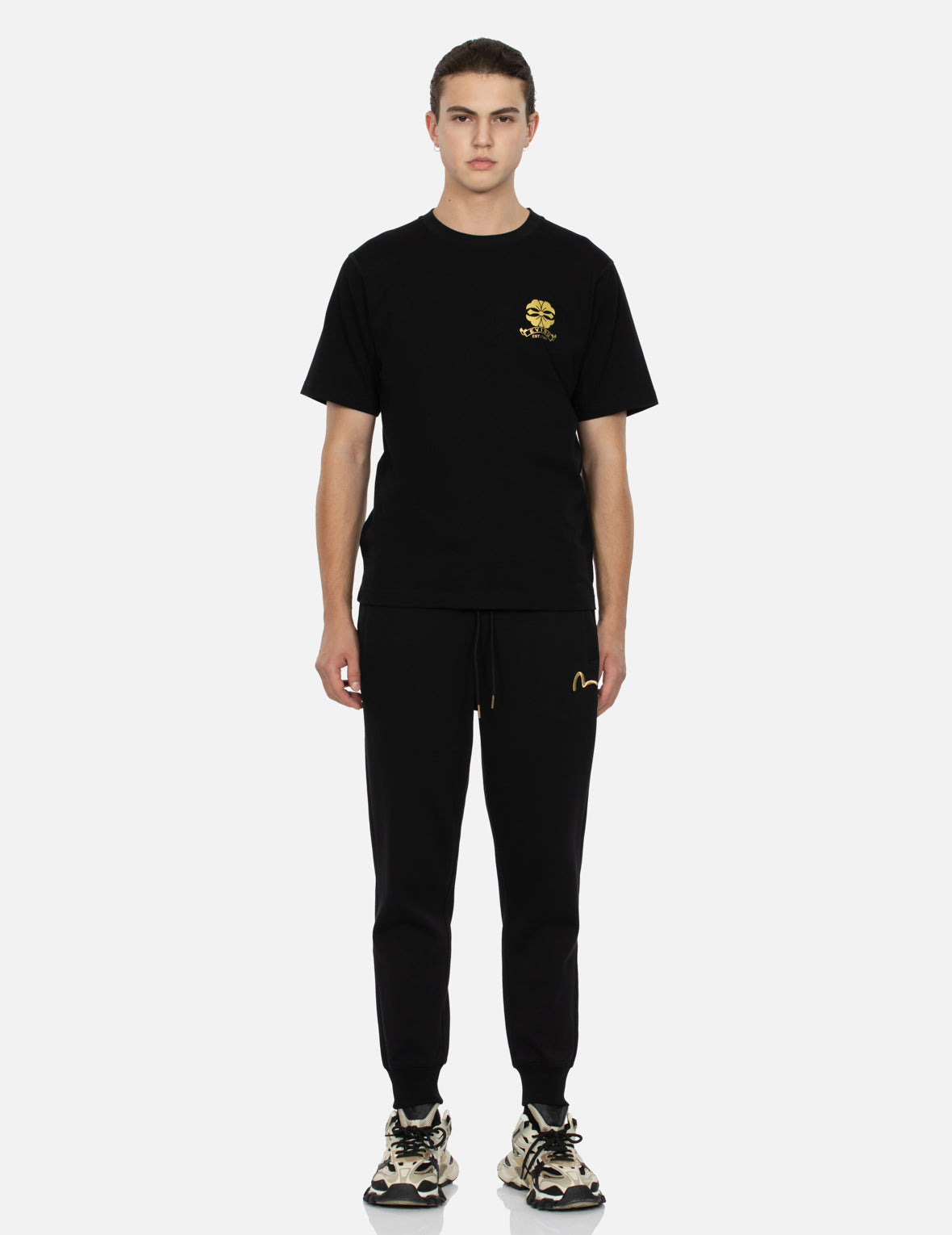 SEAGULL EMBRODIERY AND LOGO BROCADE APPLIQUÉ REGULAR FIT SWEATPANTS - 6