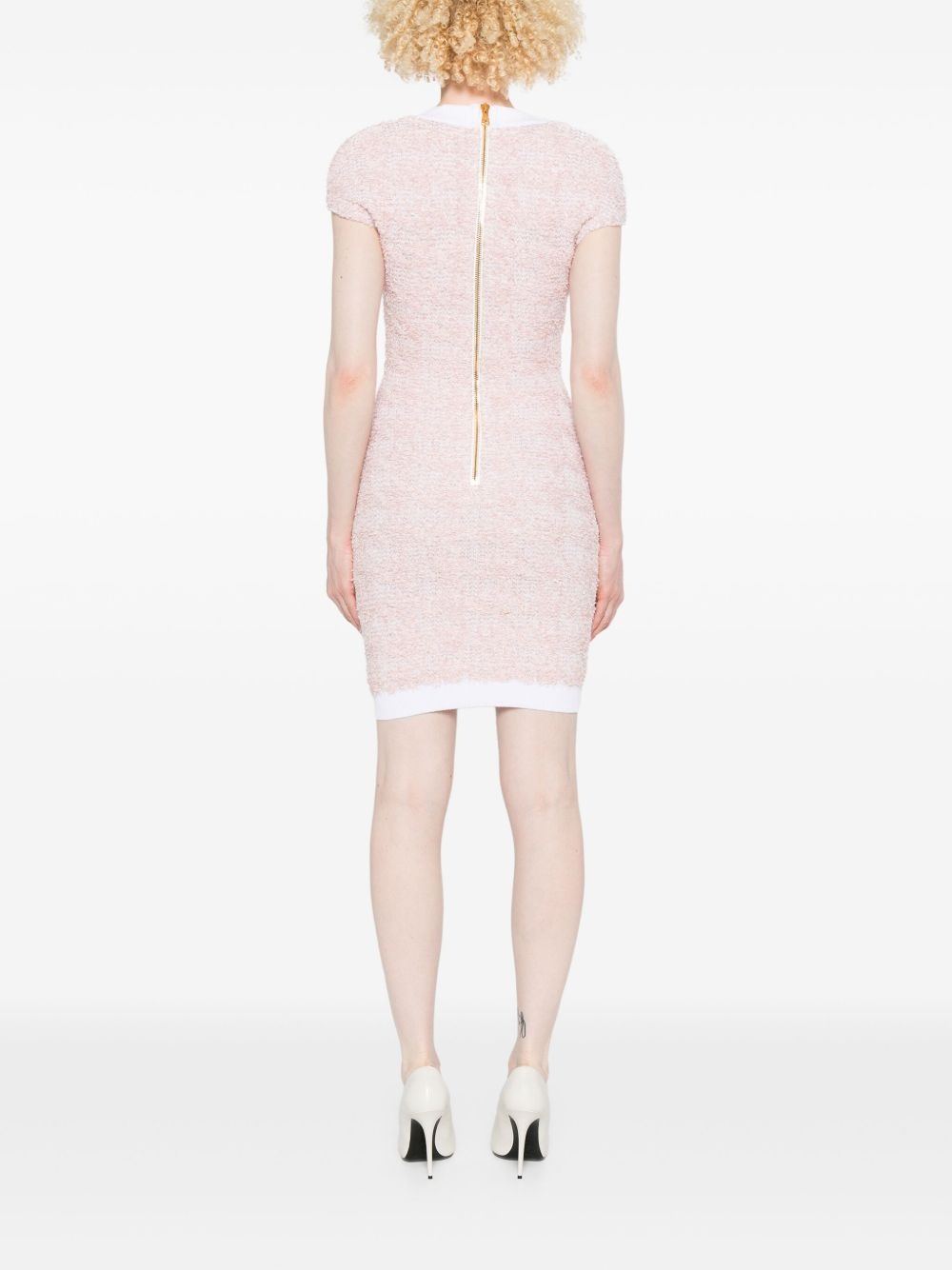 tweed mini dress - 4
