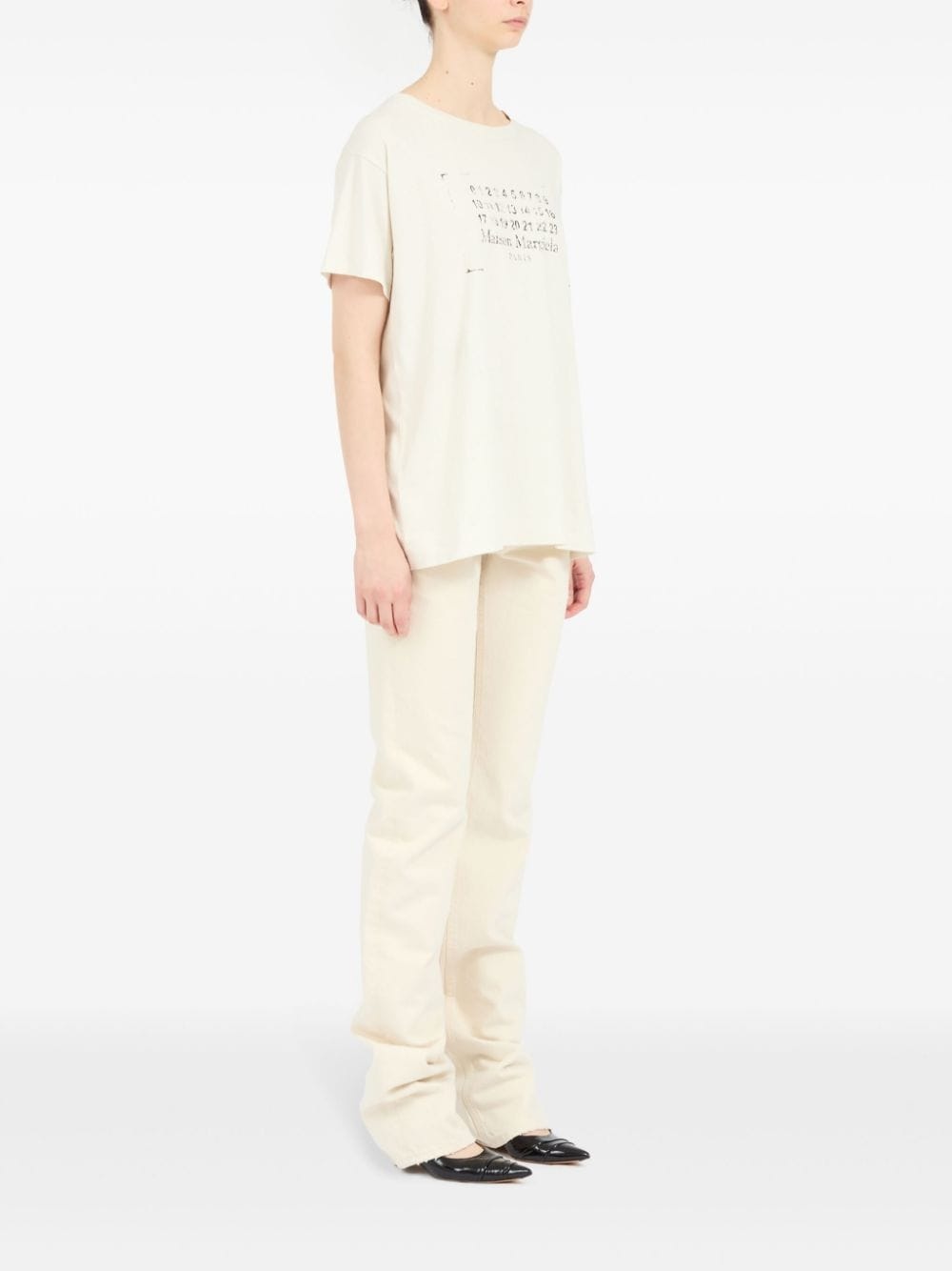 logo-print cotton T-shirt - 3