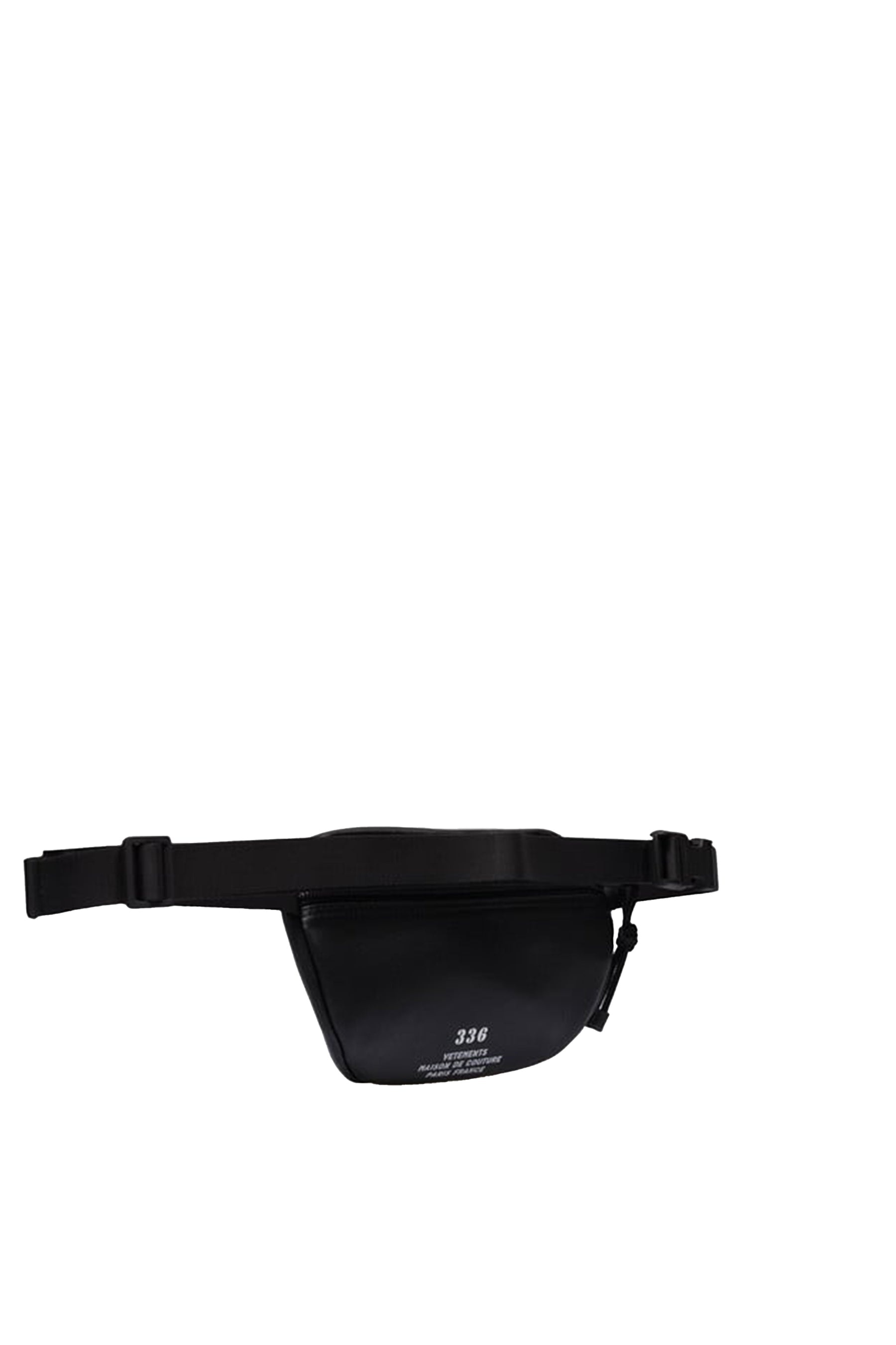 HAUTE COUTURE LEATHER FANNY PACK / BLK - 2