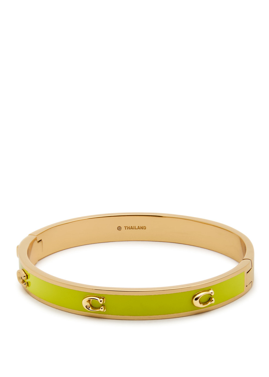 Coach Pegged Signature Logo Enamelled Bracelet - 2