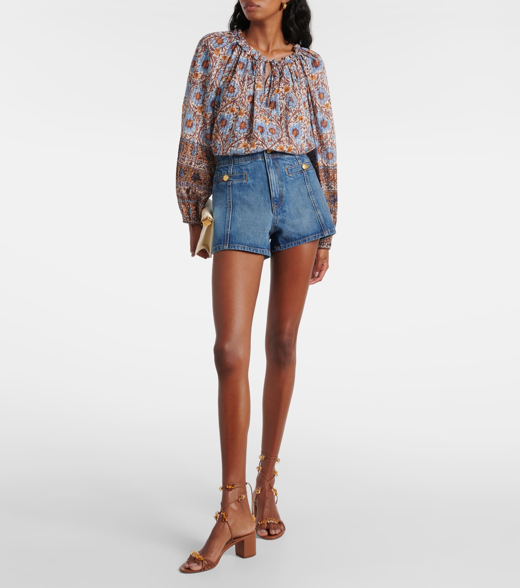 Camille denim shorts - 2