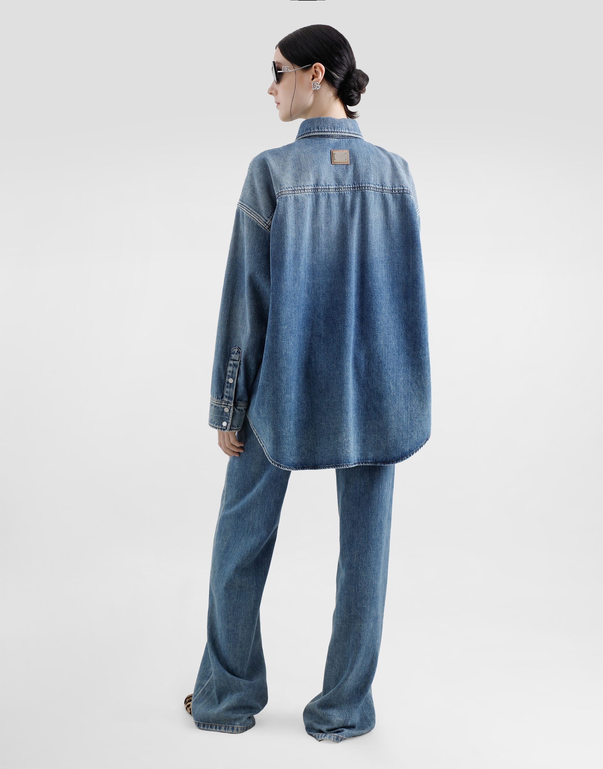 Oversize denim shirt - 3