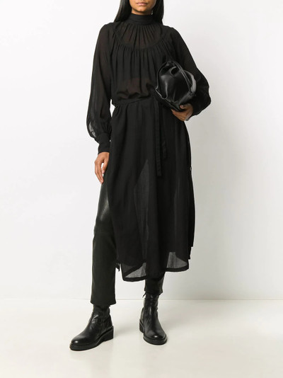 Ann Demeulemeester tie-waist tunic dress outlook