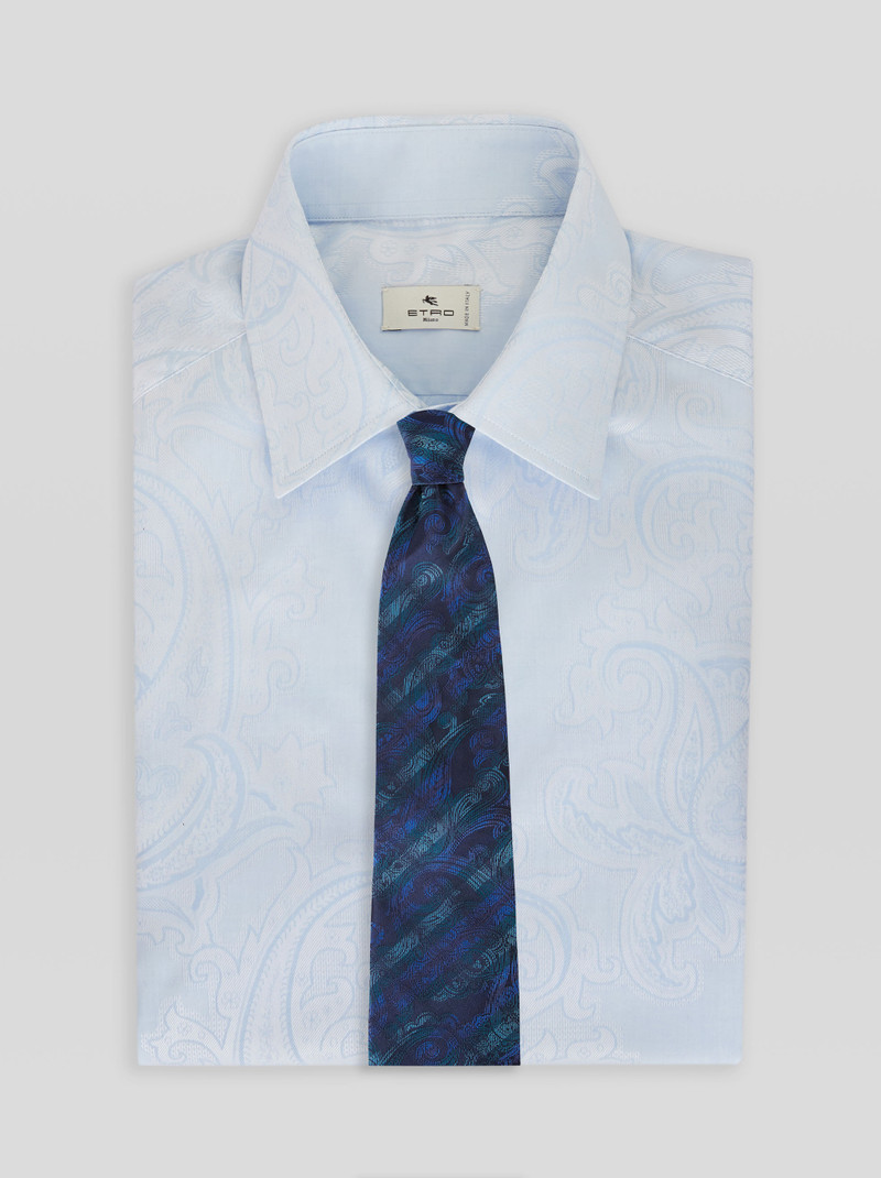Etro CHECK PAISLEY SILK TIE outlook