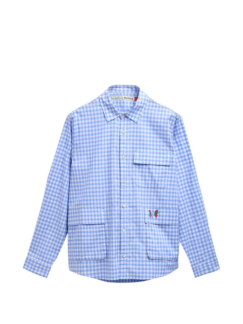 x Paul Smith gingham embroidered-detail shirt 1