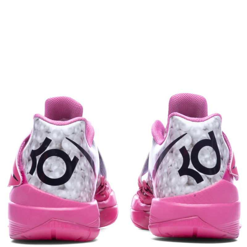 Nike KD ZOOM IV 'AUNT PEARL' - PINKFIRE II/BLACK/METALLIC SILVER outlook